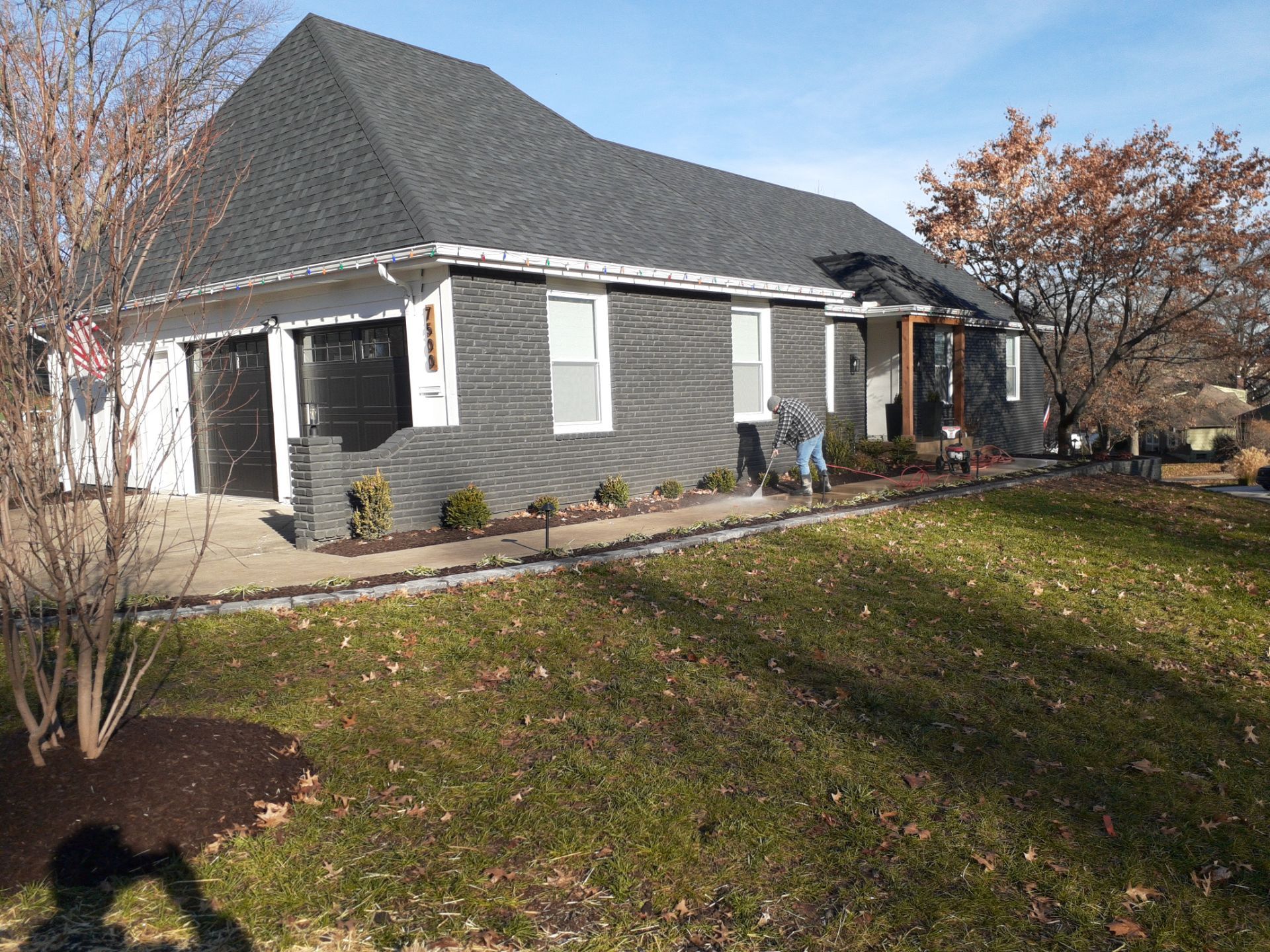 Entire Home Landscape and Retaining Walls by LAND ESCAPES LLC