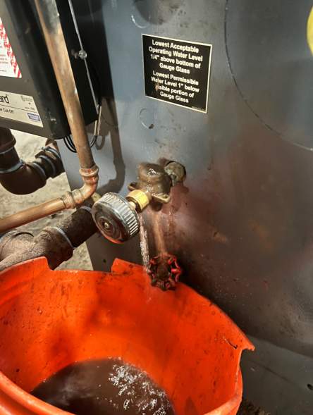 Steam Boiler Leak Repair — Salem, MA. by FAGONE MECHANICAL