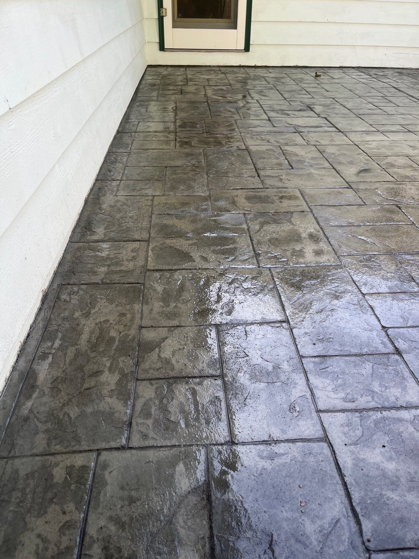 Stamped Concrete Patio and Driveway | Edmonds  by Jireh Asphalt & Concrete Inc 