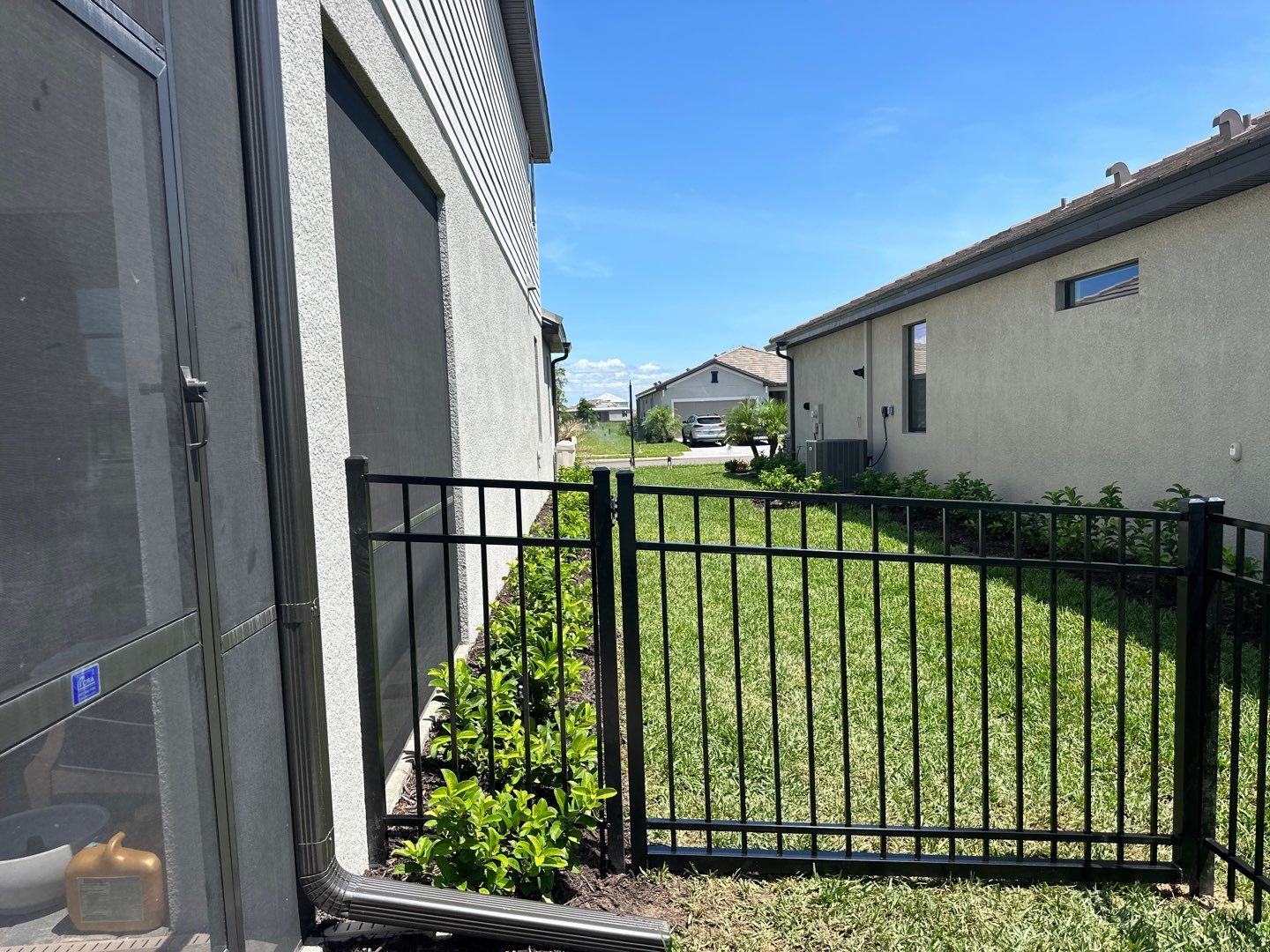 Aluminum Fence Installation using 3 Rail Aluminum Fence by Asap fence and gates, LLC