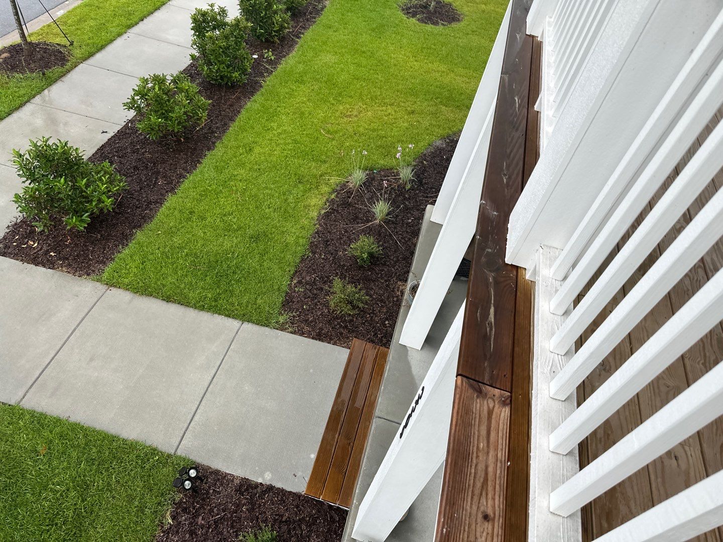 Weathered Deck and Concrete using Wood and Concrete Sealant by DuraSeal