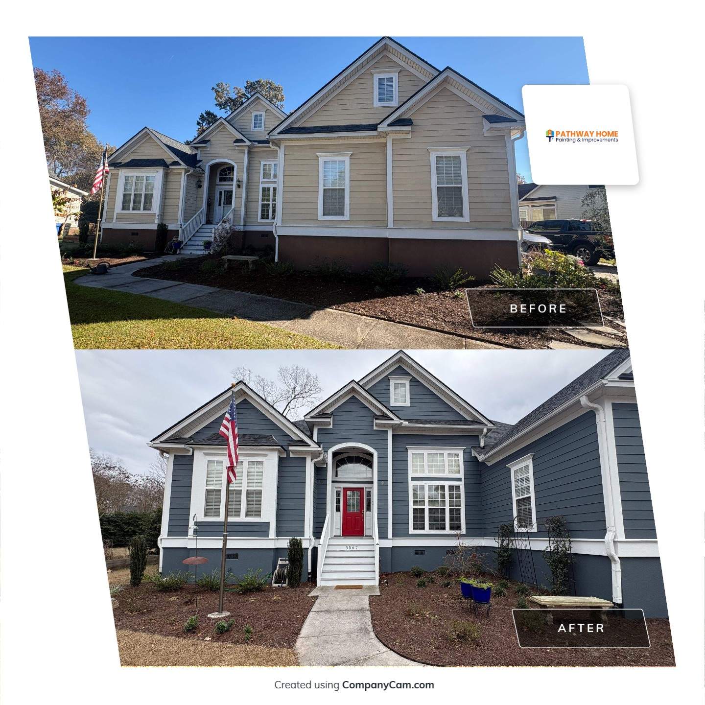 Before ➡️ After | Indigo Fields Revitalization by Pathway Home Painting & Improvements