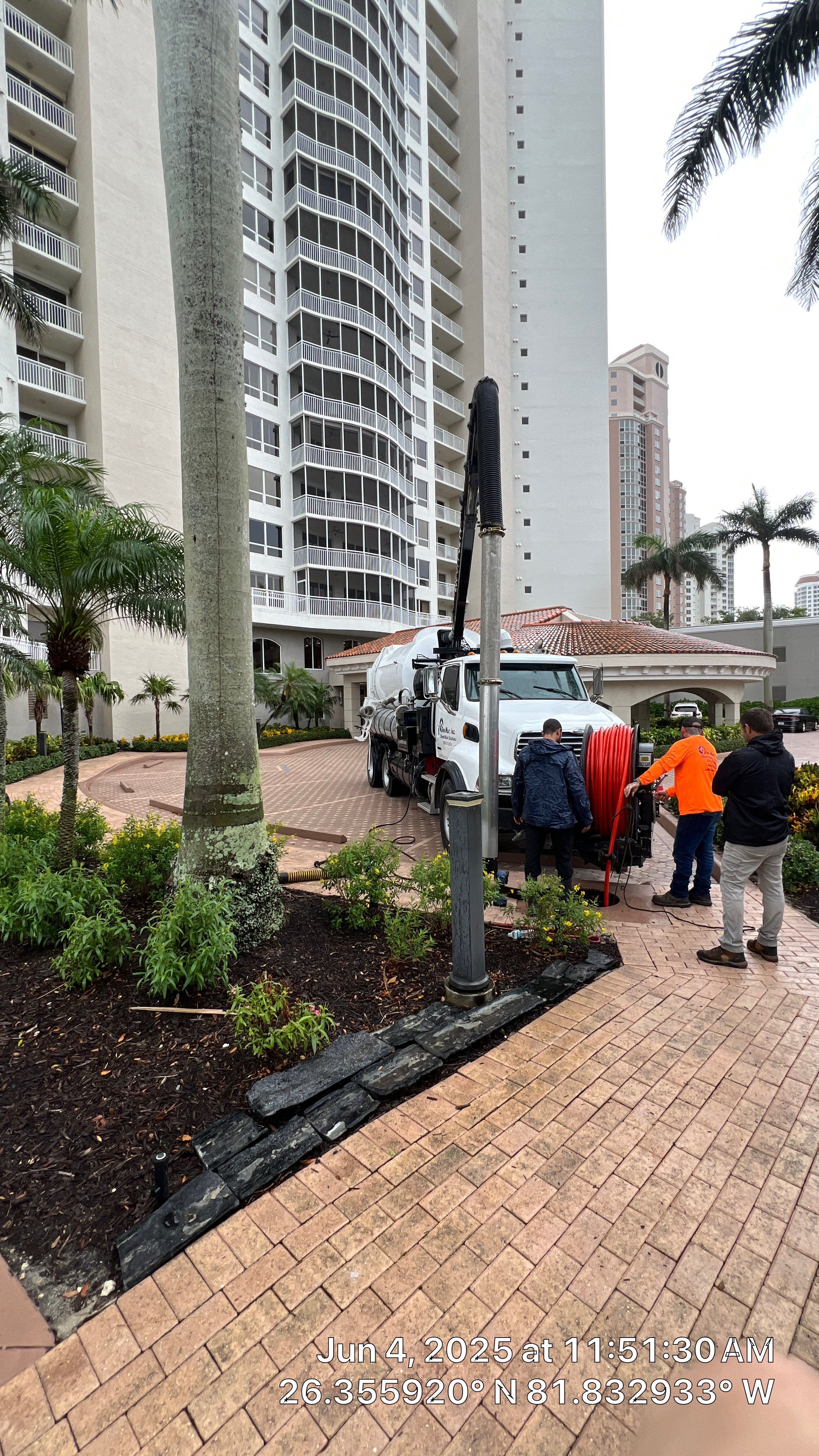 Bonita Bay Condo Stormwater System Cleaning by APS Power & Water
