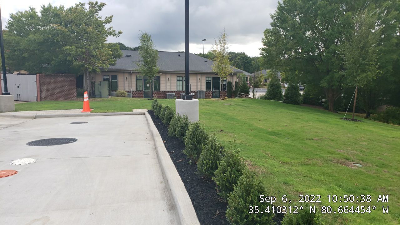 Commercial Landscaping Harris Teeter Fuel Station by Carolina-Metro Landscape, Inc
