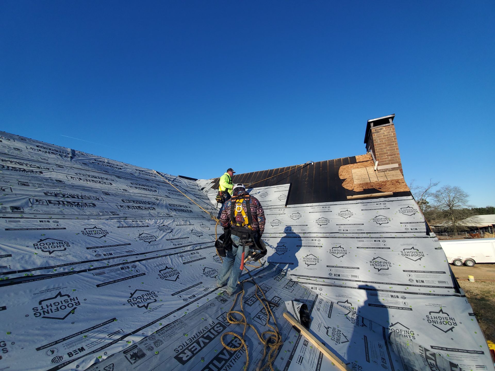 Residential Metal Roof Replacement using Reed's Metals: 26 GA. Colored Residential Metal Panels (Ivory) by Hostetler Roofing
