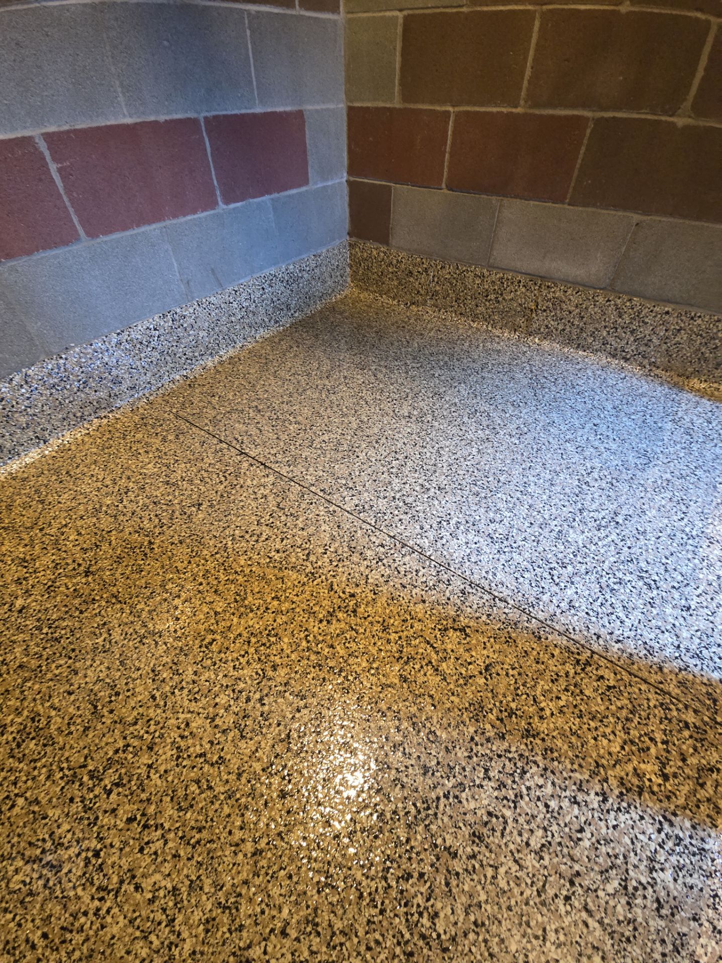 Bathroom Transformation  using Aztec Beige by Croc Coatings, LLC