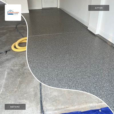Garage Floor Coating using Creekbed