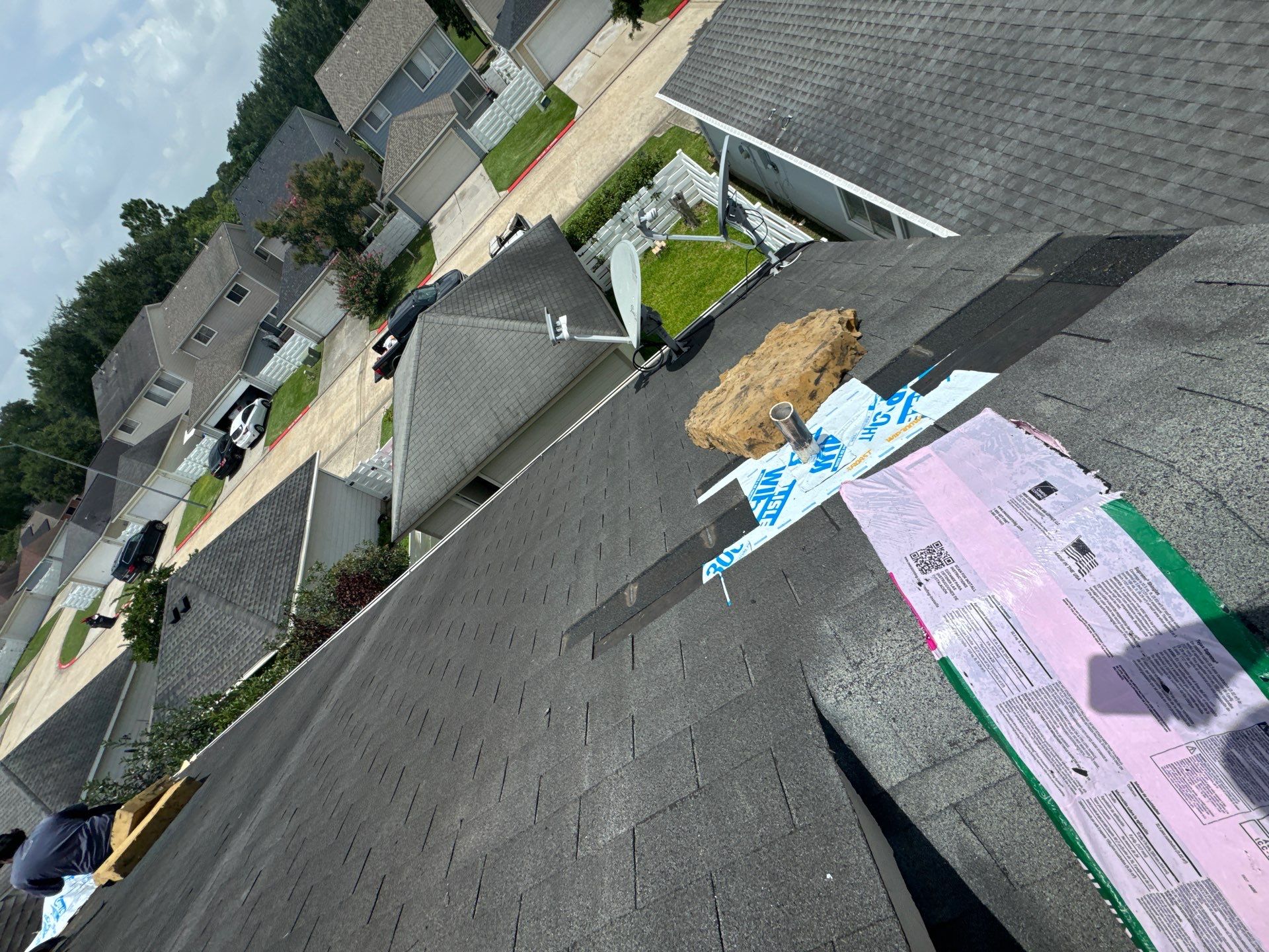 Project in Houston, TX by Associates Roofing Unlimited