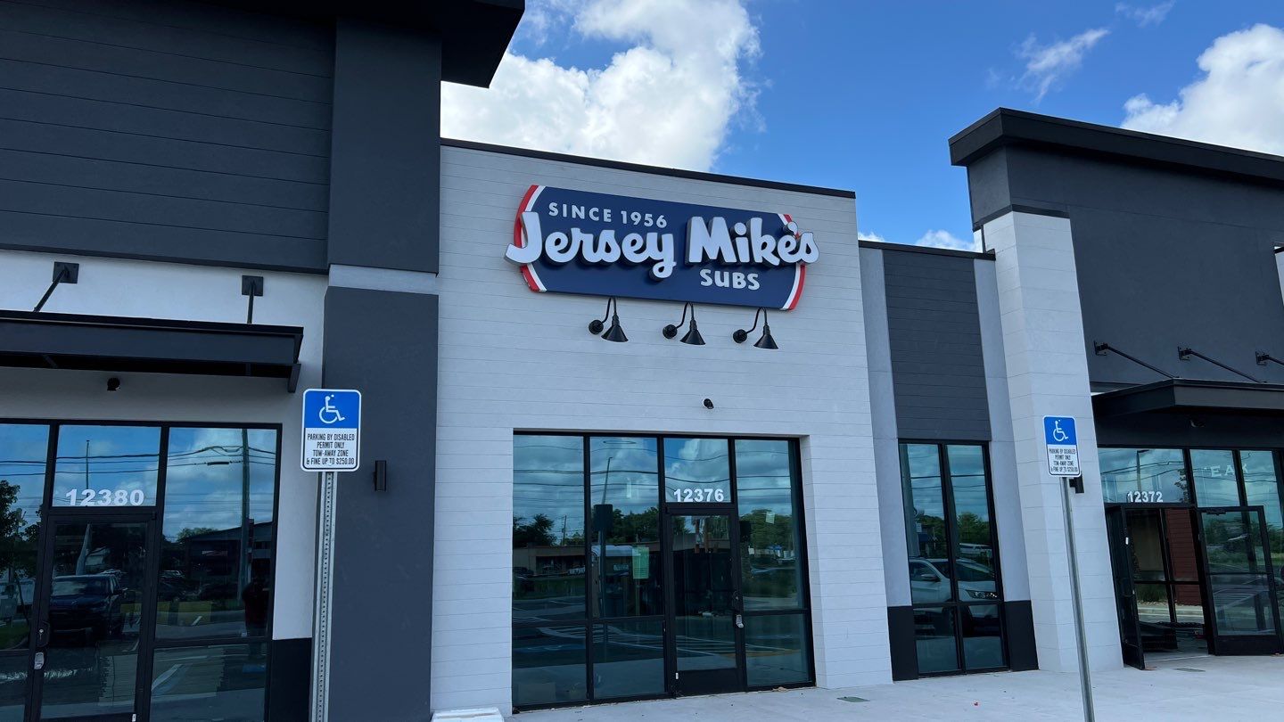 Channel Letters on Backer for Jersey Mikes by SignCrafters