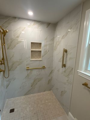 Bathroom renovation in Dedham, MA