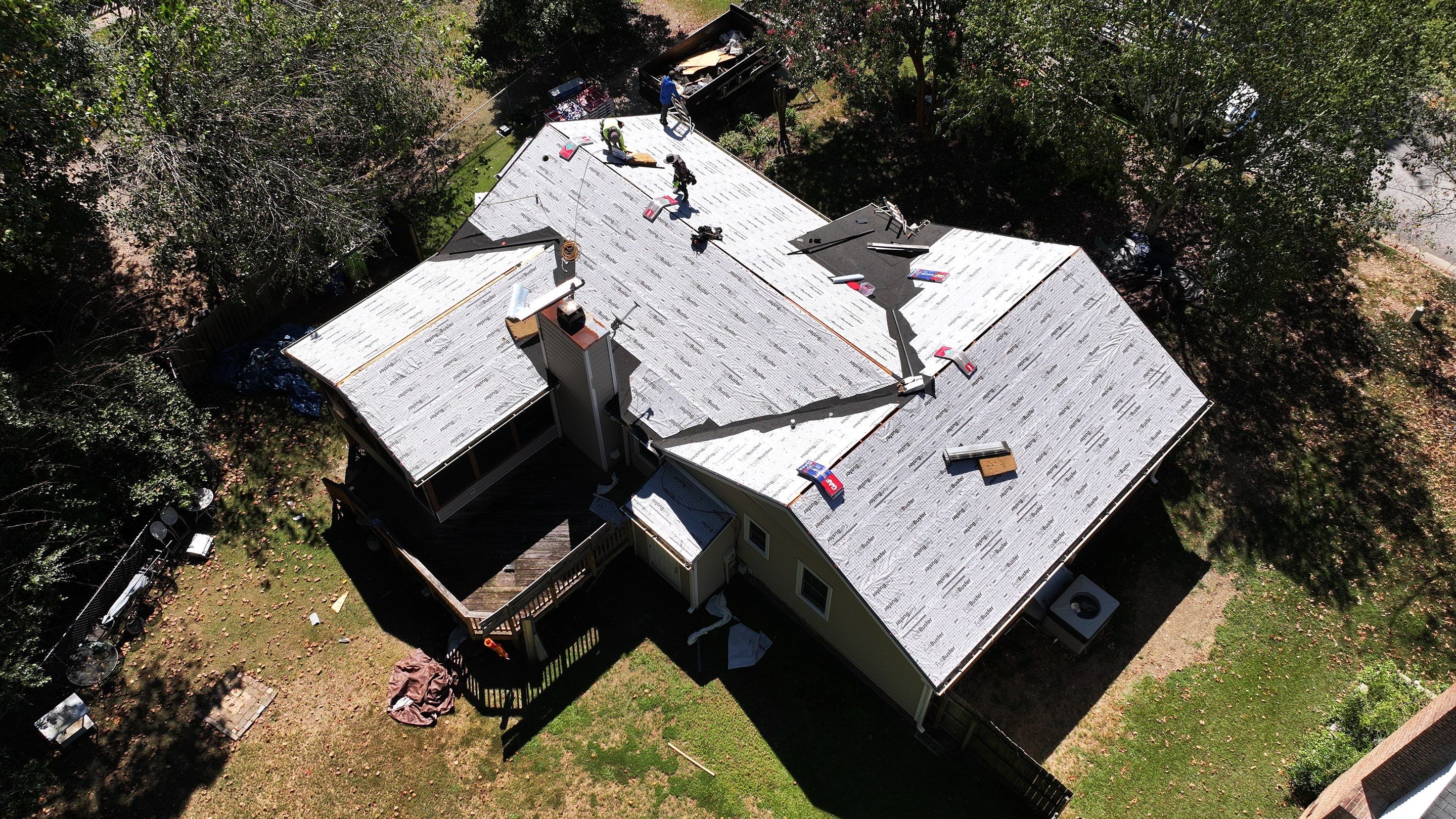 Roof Replacement - Timberline HDZ Pewter Gray - Chimney Cap by Pro Performance Roofing