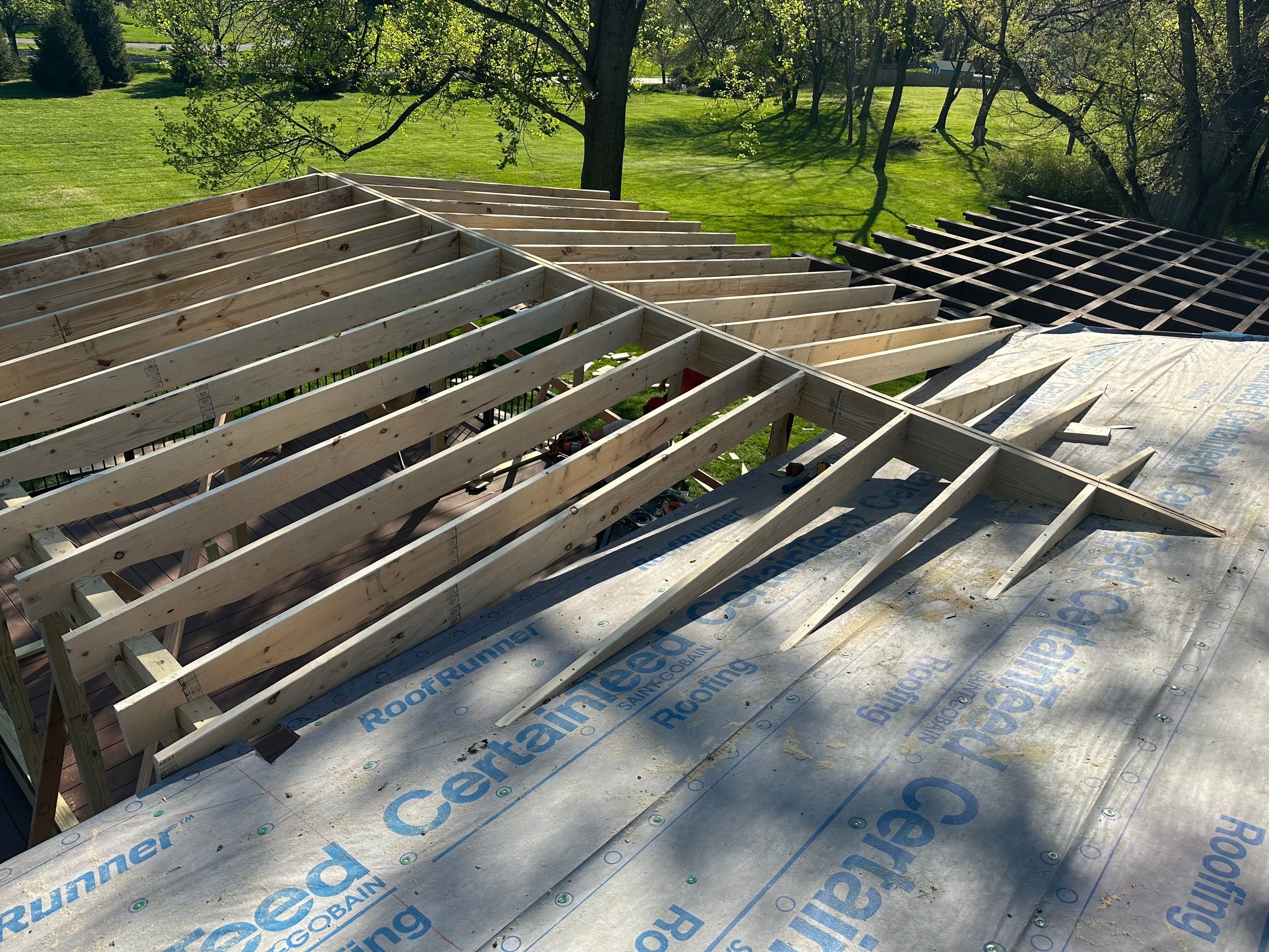 Deck/Screen porch Transformation using Timbertech by The Smet Companies, LLC