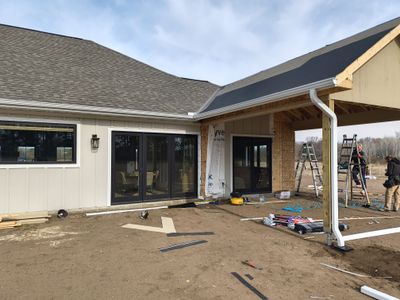Seamless gutter Installation with Underground System | Princeton, MN