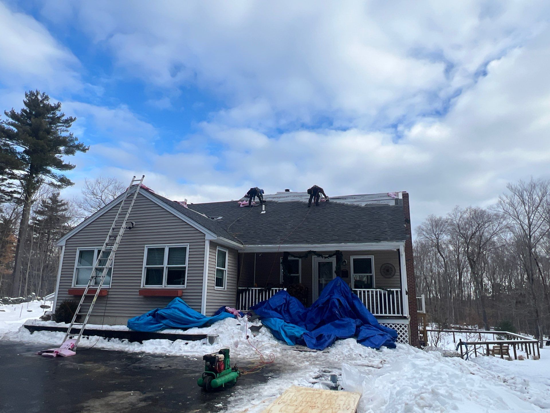 Roof Installation in Strafford New Hampshire by Tall pine roofing