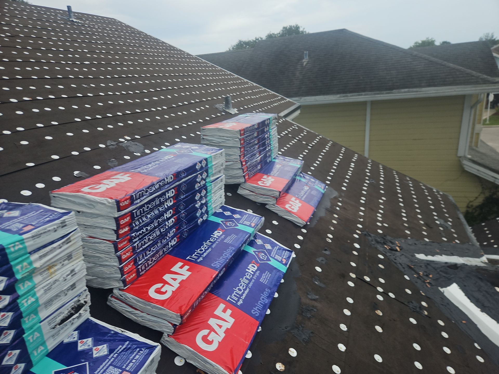 Residential Roofing Installation using GAF by BLUES BROTHERS ROOFING