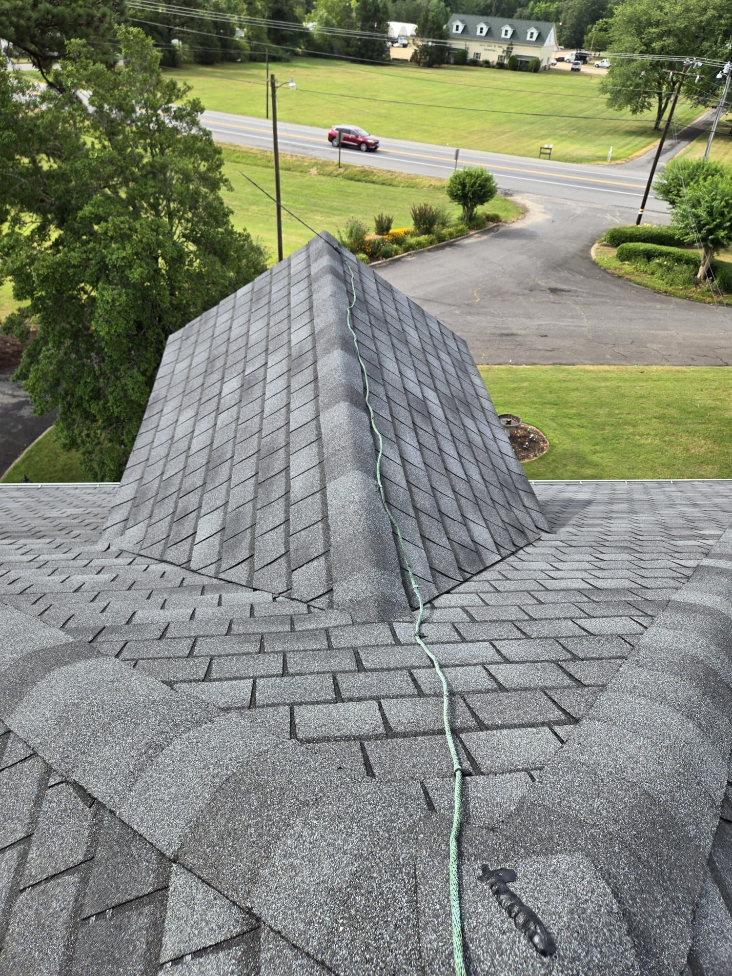 Church Roof Installation using GAF Slateline by ExteriorPros