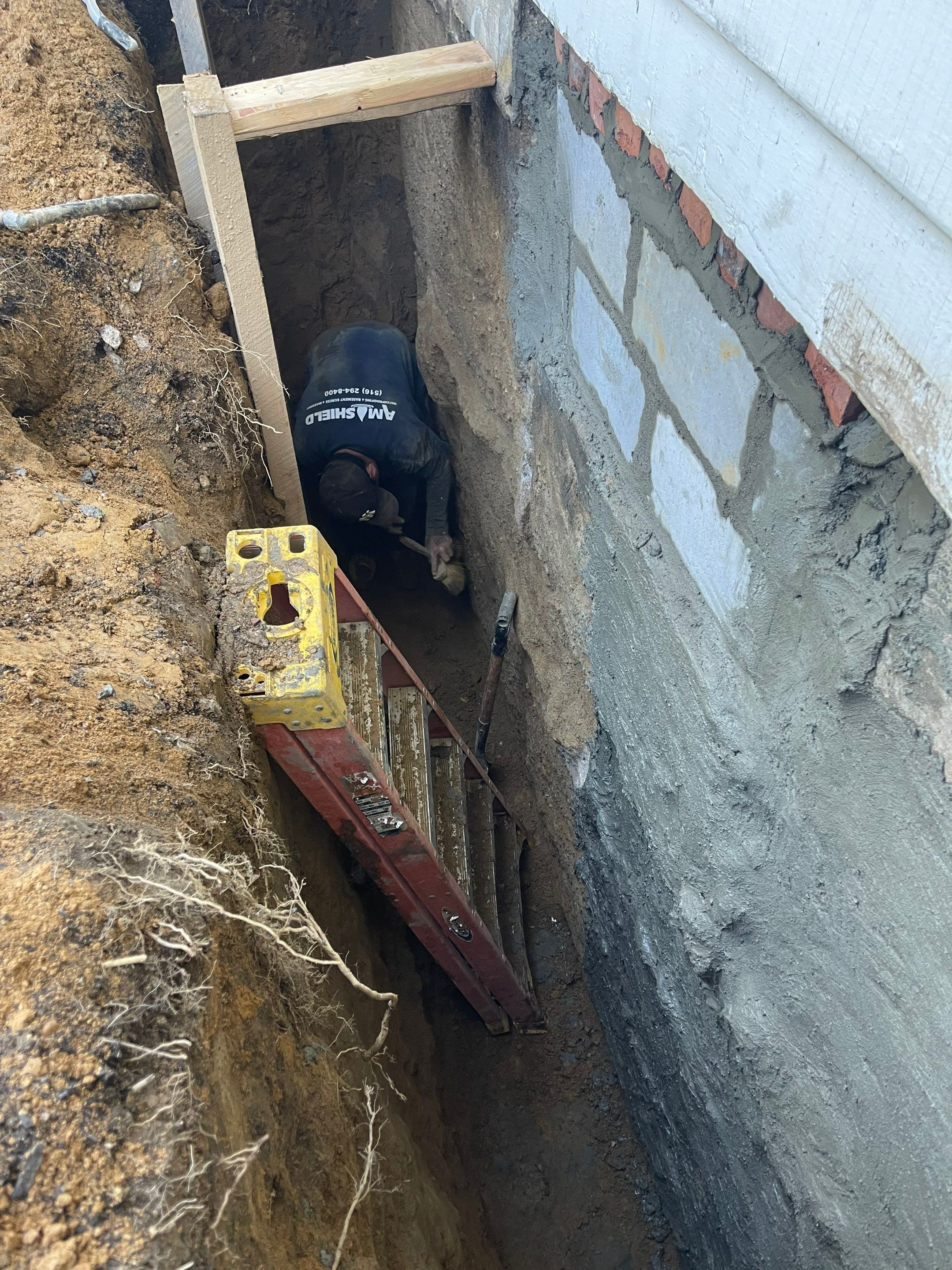 South Dr • Plandome, NY 11030 by A.M. Shield Waterproofing, Corp.