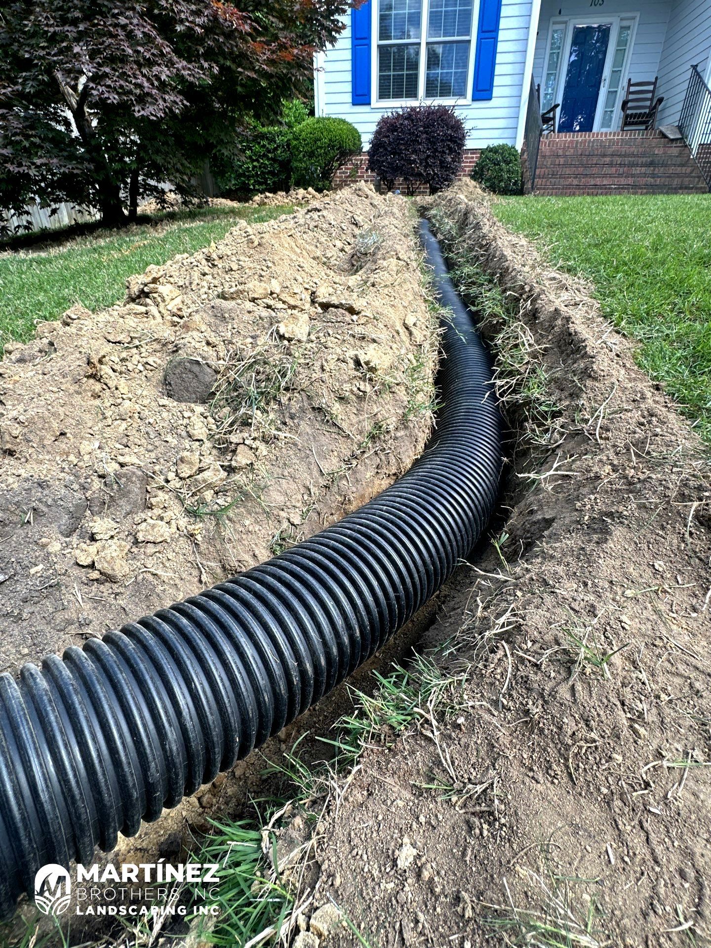 Sod installation and hardscaping in Cary by Martinez Brother’s Nc Landscaping Inc