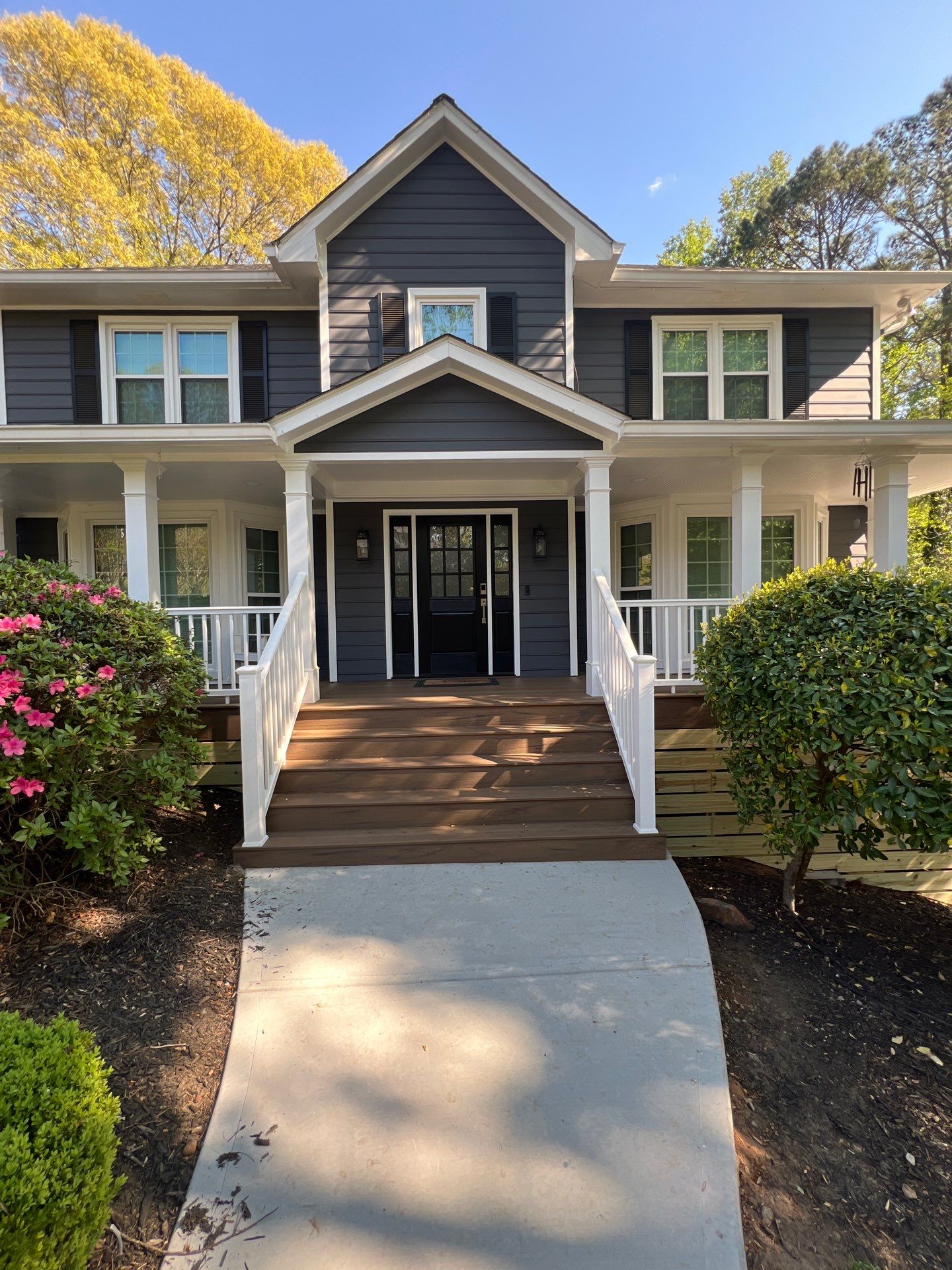 Front porch renovation by Swift Home Renovations