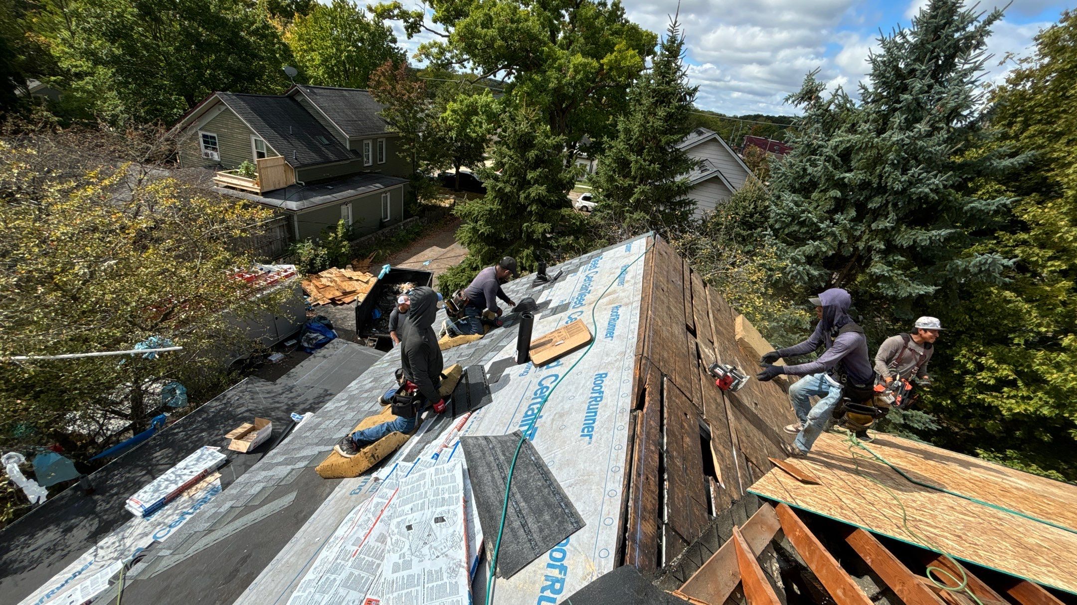 Roof Replacement using CertainTeed Northgate by 180 Contractors