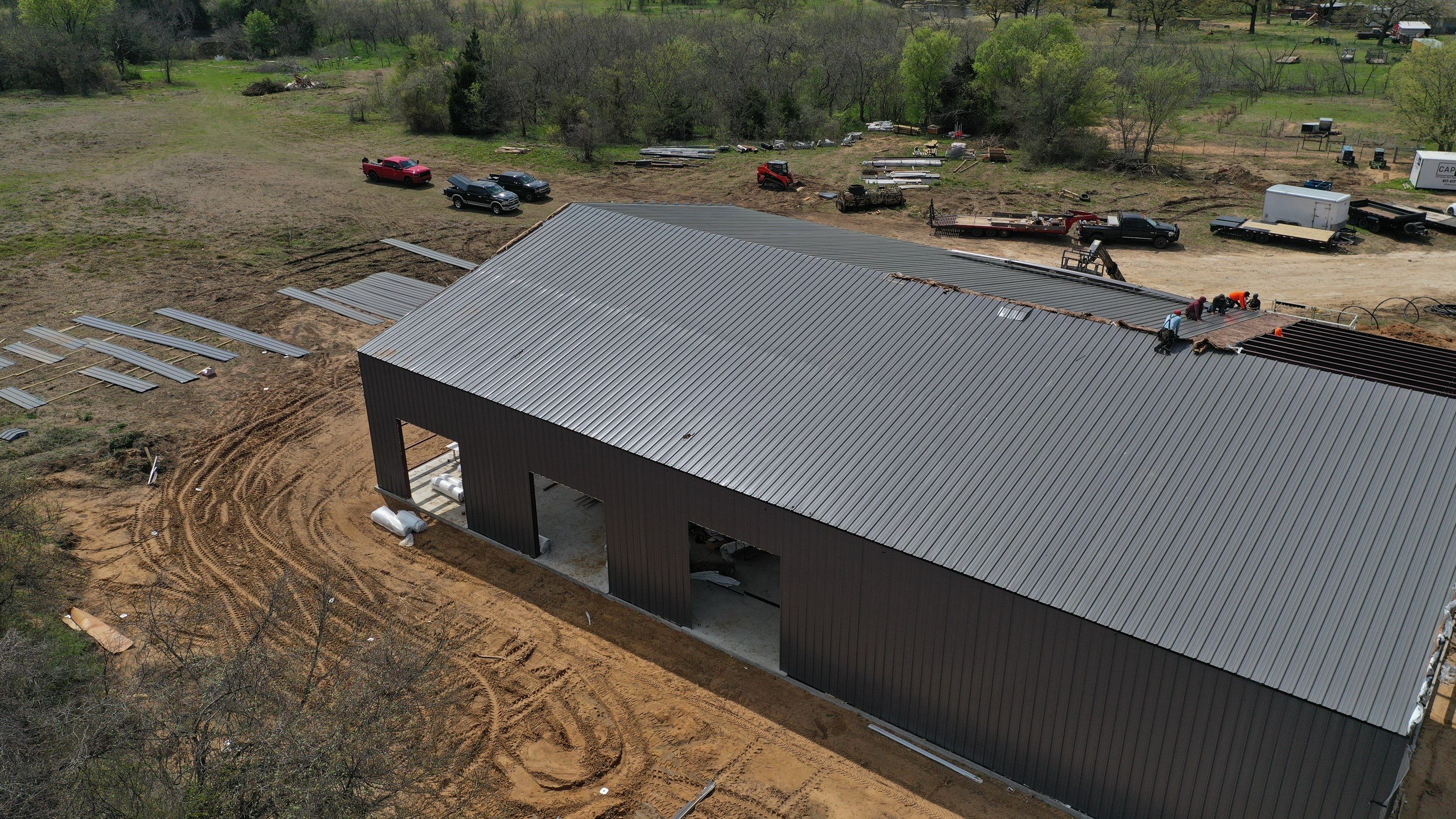 DYCHE INDUSTRIAL SERVICES metal building by Sky Roofing and Remodeling LLC