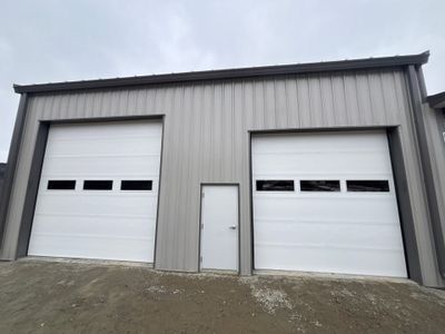 Commercial Door Installation using Raynor Aspen 138 Garage Doors