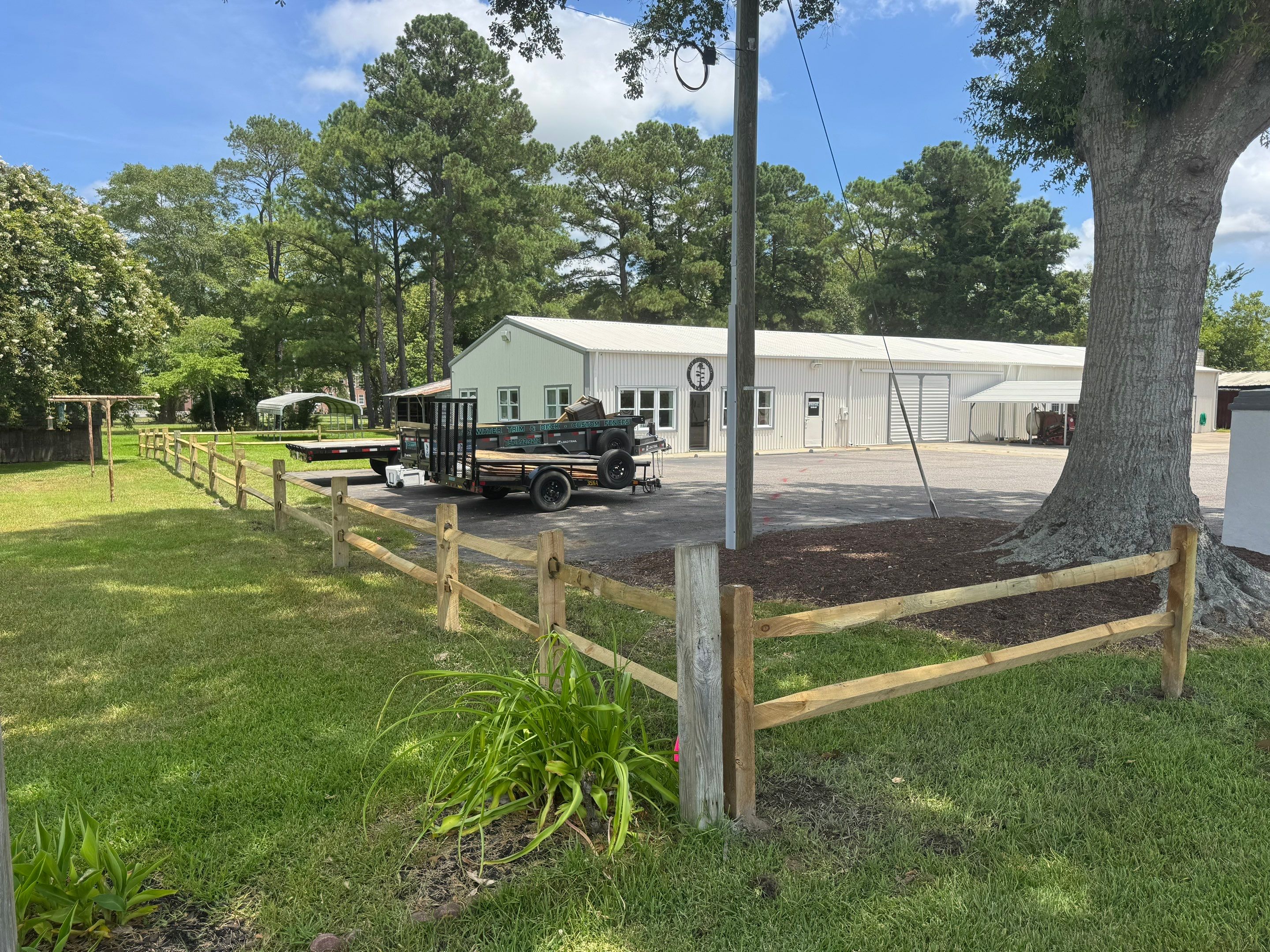 The Fence That Welcomes You Home by Tidewater Fence