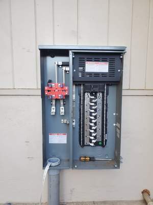 overhead to underground service