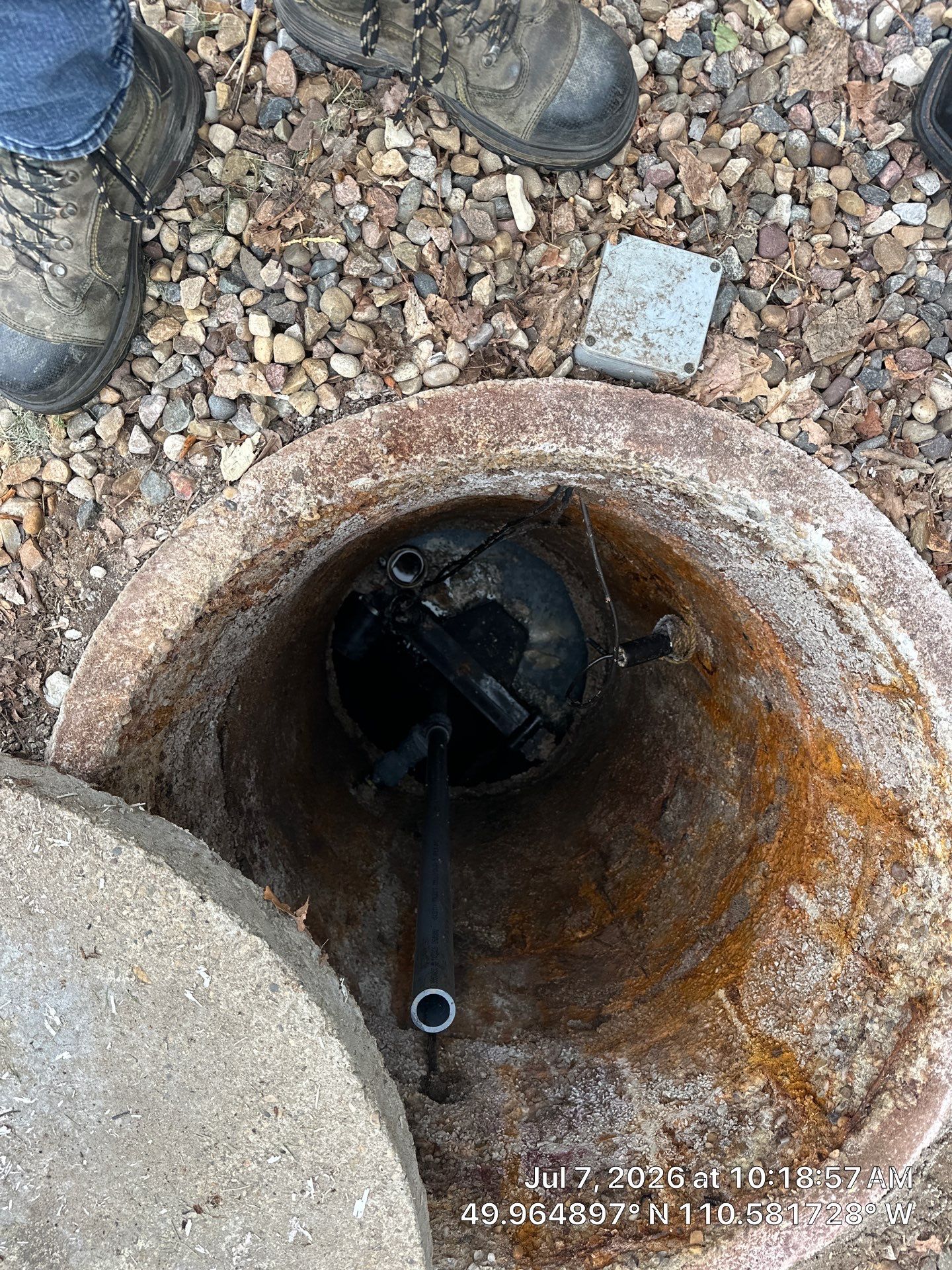 Septic System Pump Replacement and Sewer Line Root Removal in Dunmore by Septic Medic Inc.