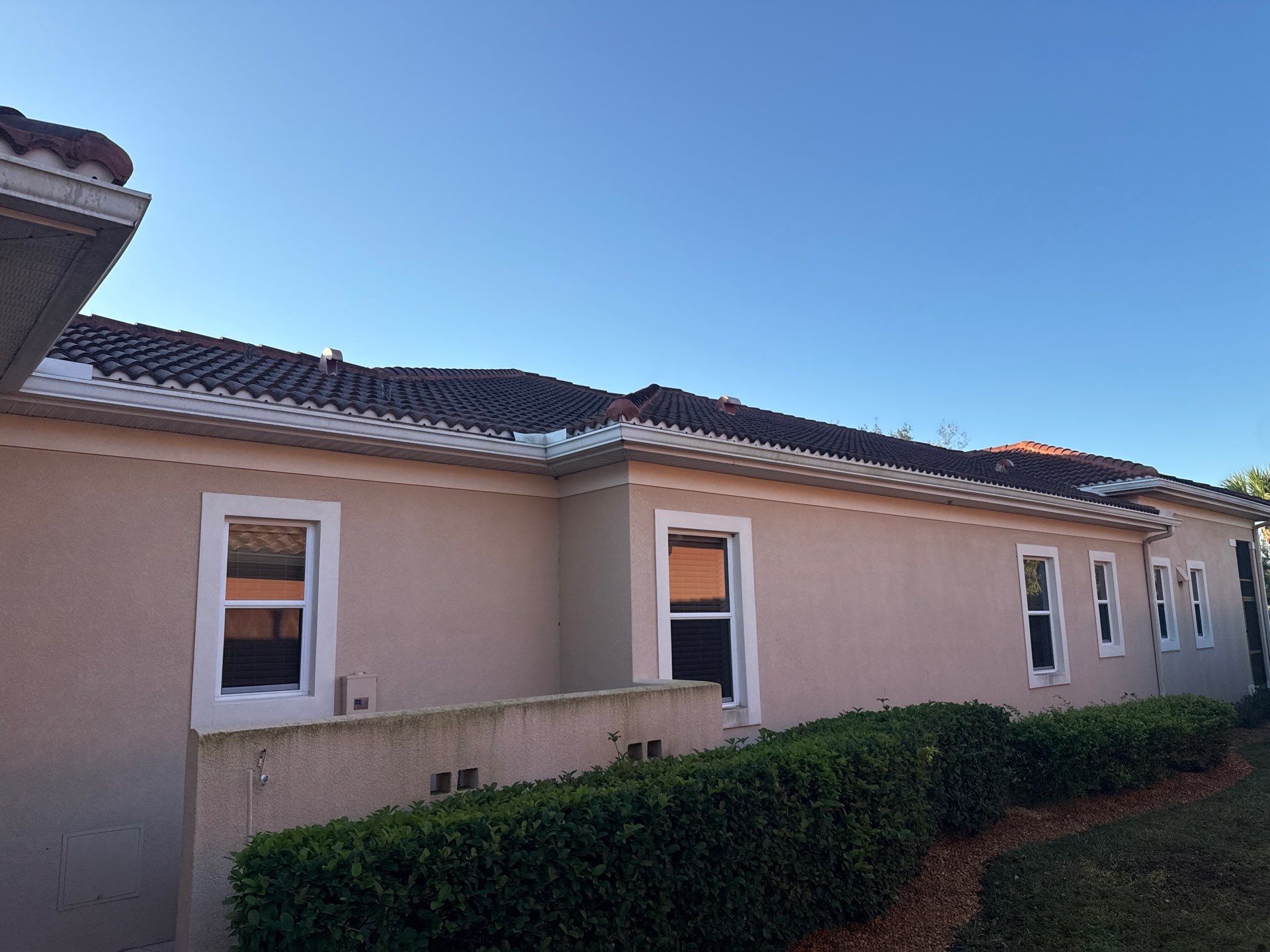 Tile Roof Cleaning & Oil Stain Removal | Tara River Place, Bradenton FL by Sunshine AquaWash