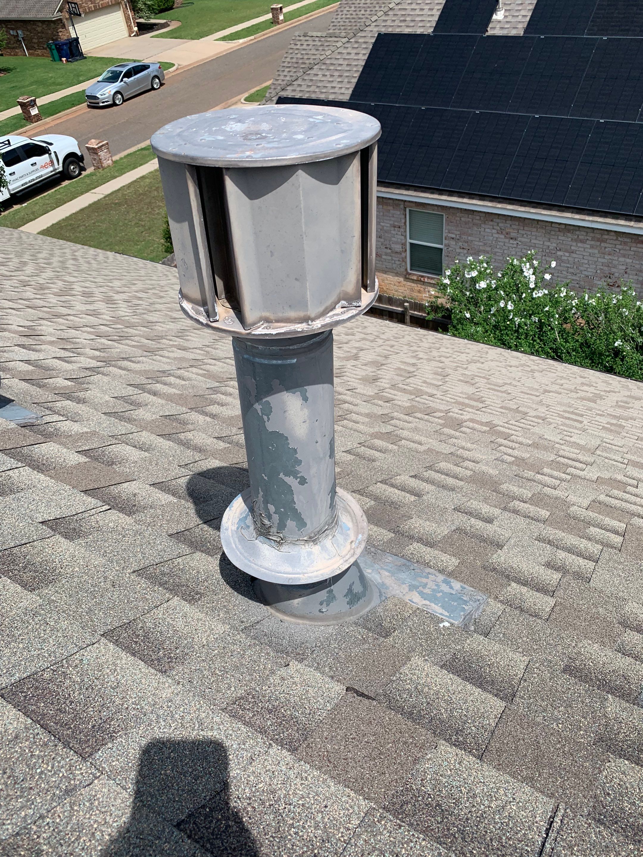 Reroof using GAF HDZ in Charcoal by Castillo Roofing