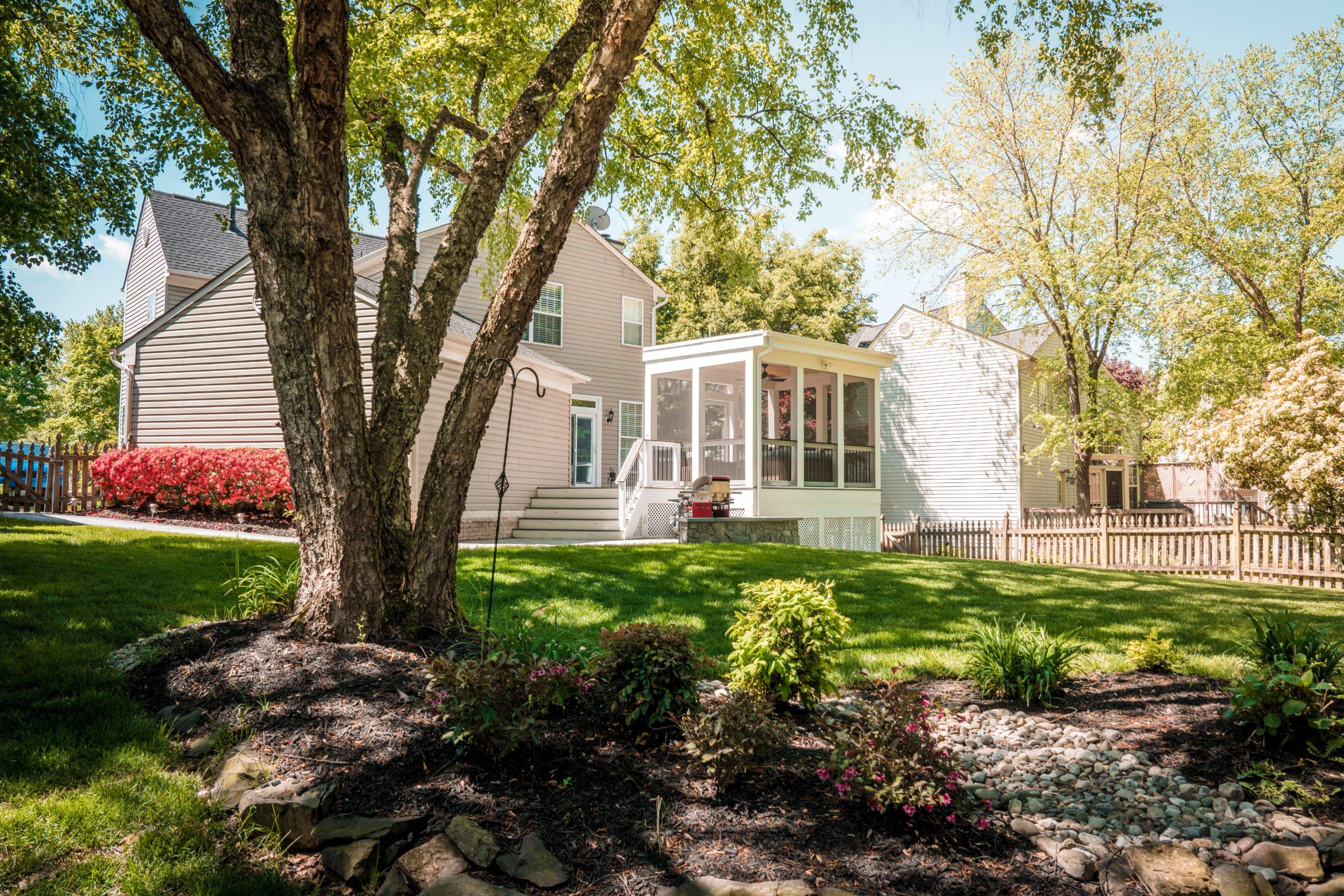 Screened-In Porch, Composite Deck & Paver Patio in Chantilly, VA by Sunburst Construction Inc