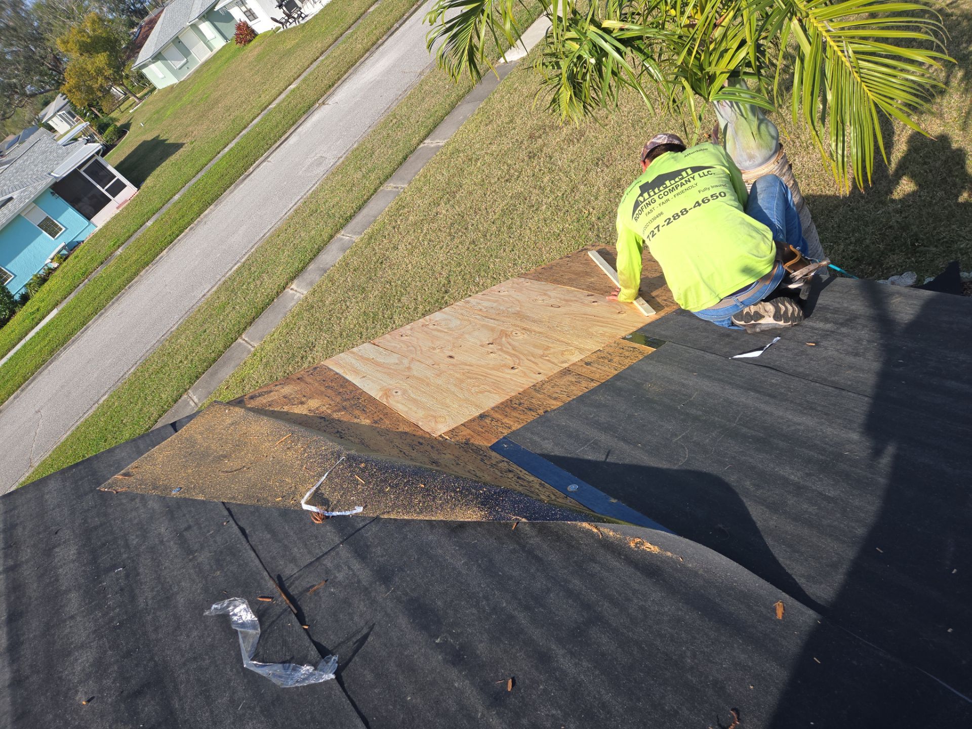 Project in Clearwater 33762 by Mitchell Roofing Company LLC 