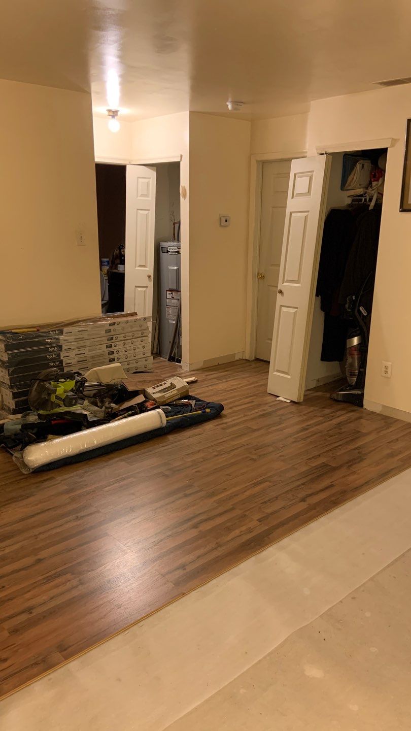 Flooring Installation using Laminate Flooring by A1 NERDY HOMES LLC