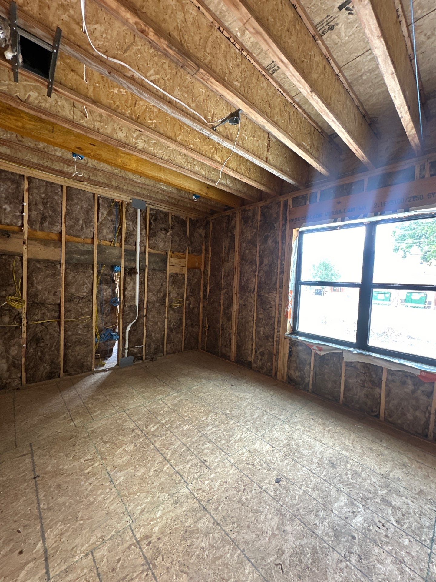 Full install on this new beautiful custom home in Dallas by Apex Insulation Solutions