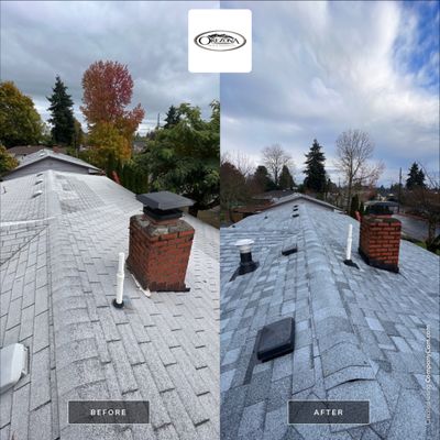 Residential Roof Installation: IKO Dynasty 30 Year Shingle Color: Frostone Grey