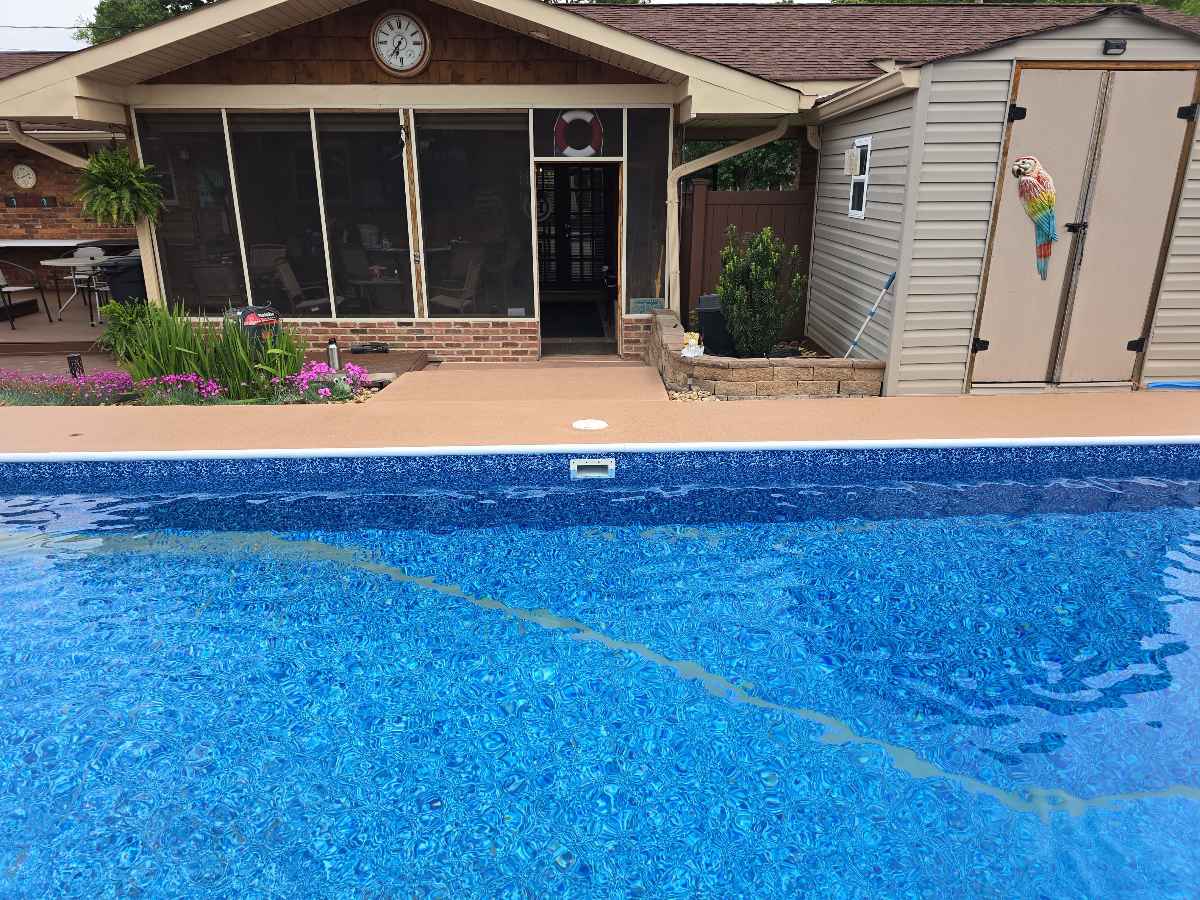 Beautiful Pool Deck in Rossville, GA by Elite Floor Solutions