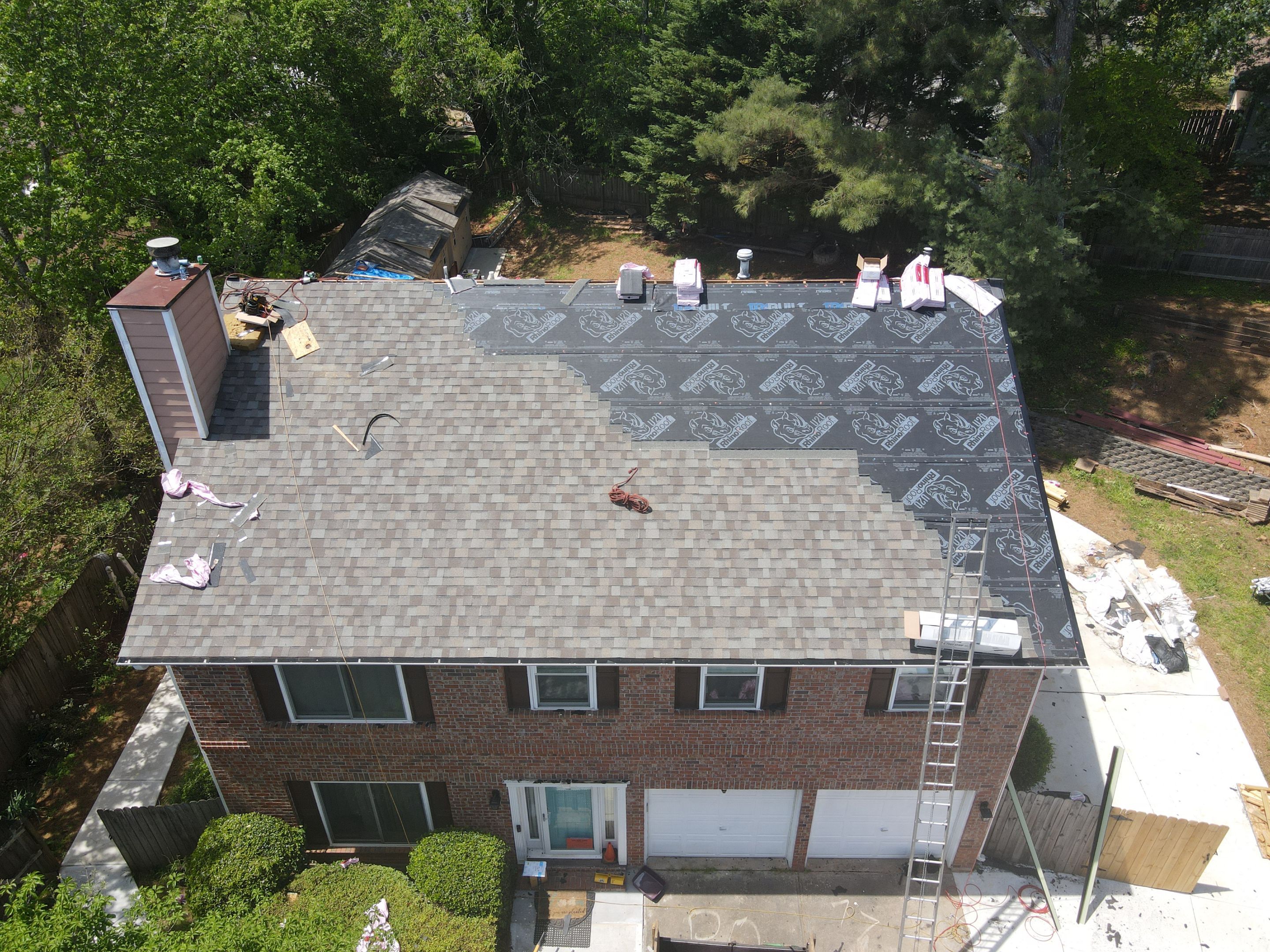 Residential Roofing Installation using Owens Corning by Inspector Roofing and Restoration
