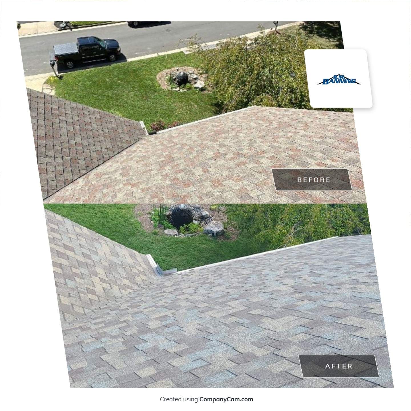 Dumfries: CertainTeed Landmark Pro Designer Shingles in Max Def Weathered Wood by RM Banning, Inc.