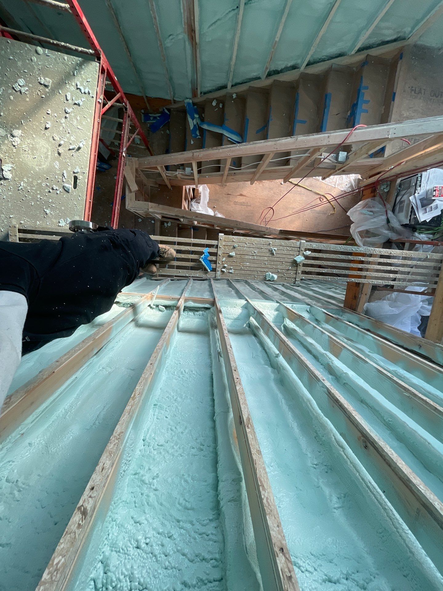 New Construction using Closed Cell Spray Foam by NYS Foam & Energy