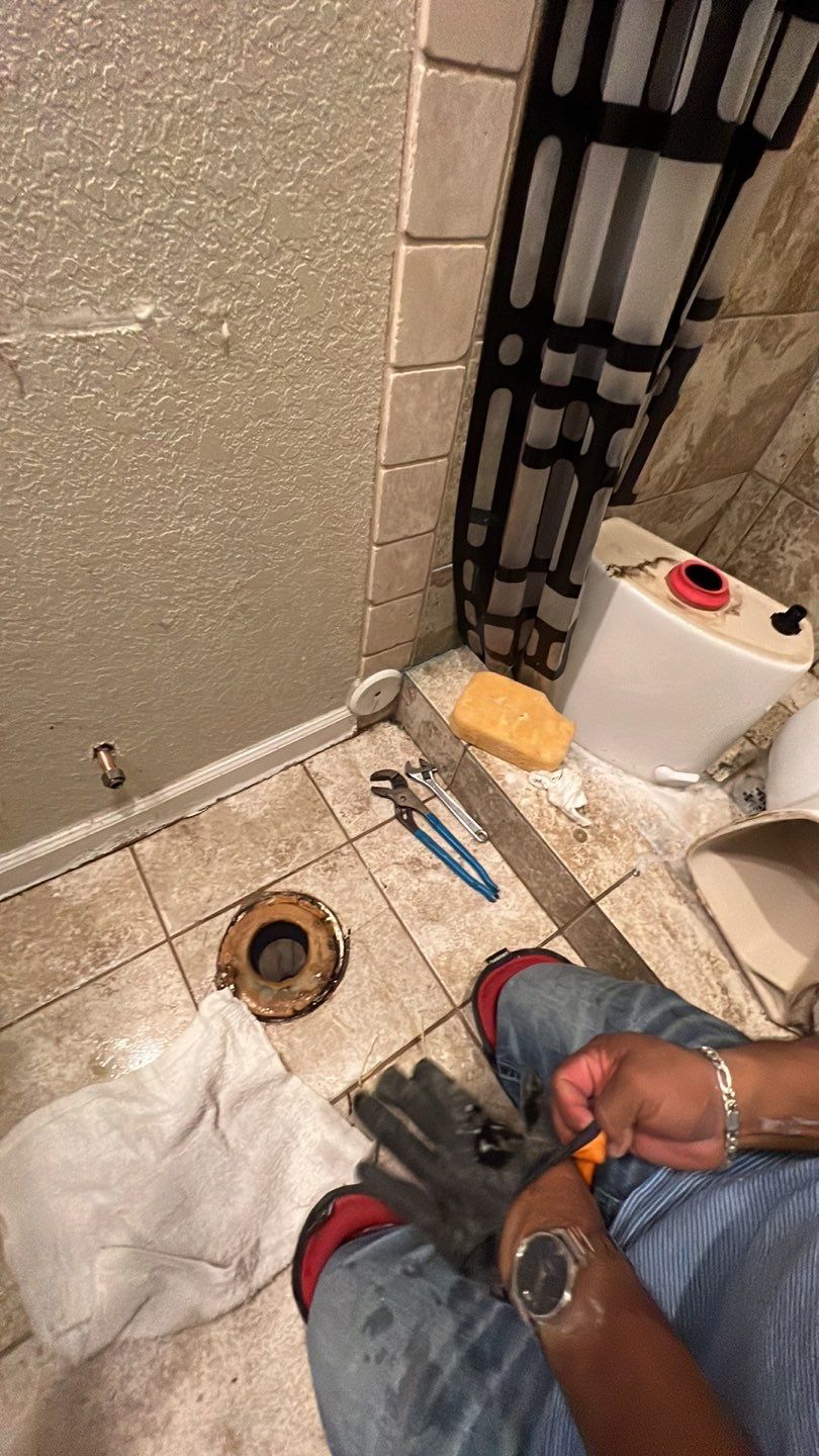 Toilet install and angel valves  by Plumbing Connect Systems LLC