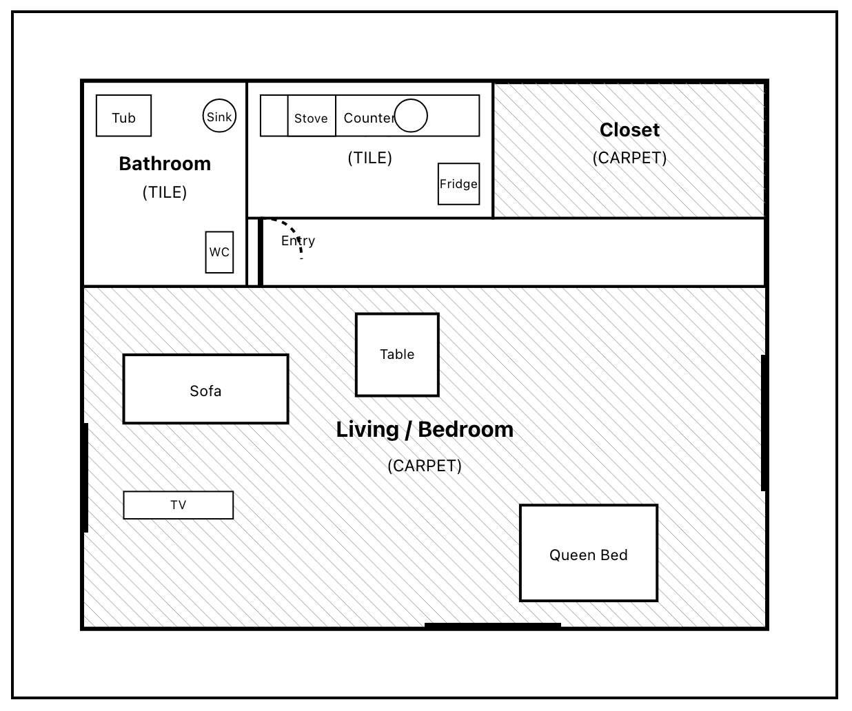 Carpet Installation for Apartment Unit in Los Angeles by CompanyCam