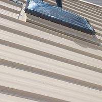 24ga 1.5" Snap-Lock Sierra Tan by Total Roofing System The Metal Roof Experts