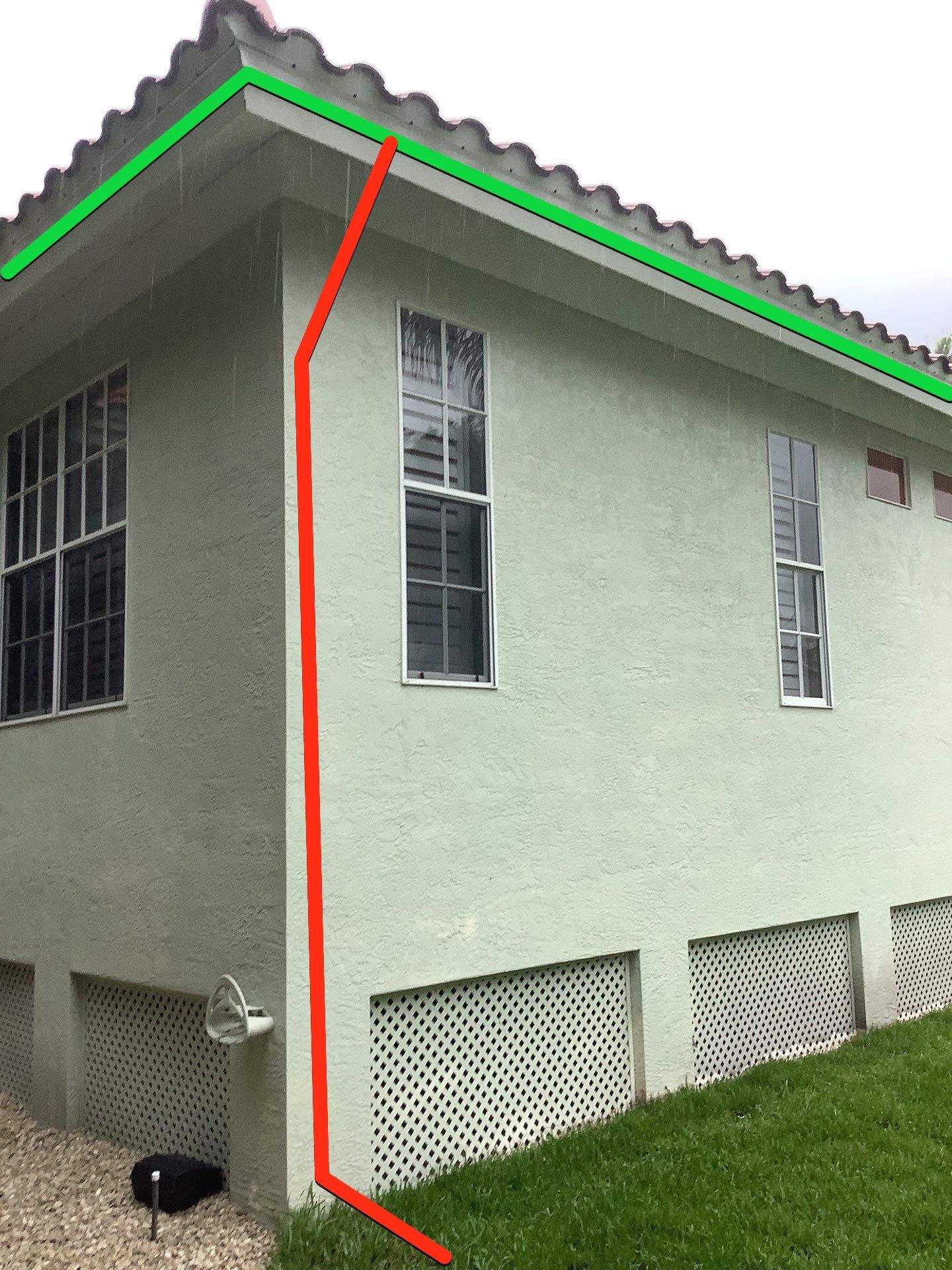 Downspout and Elbow Installation in Bonita Springs FL by Gutter Professors