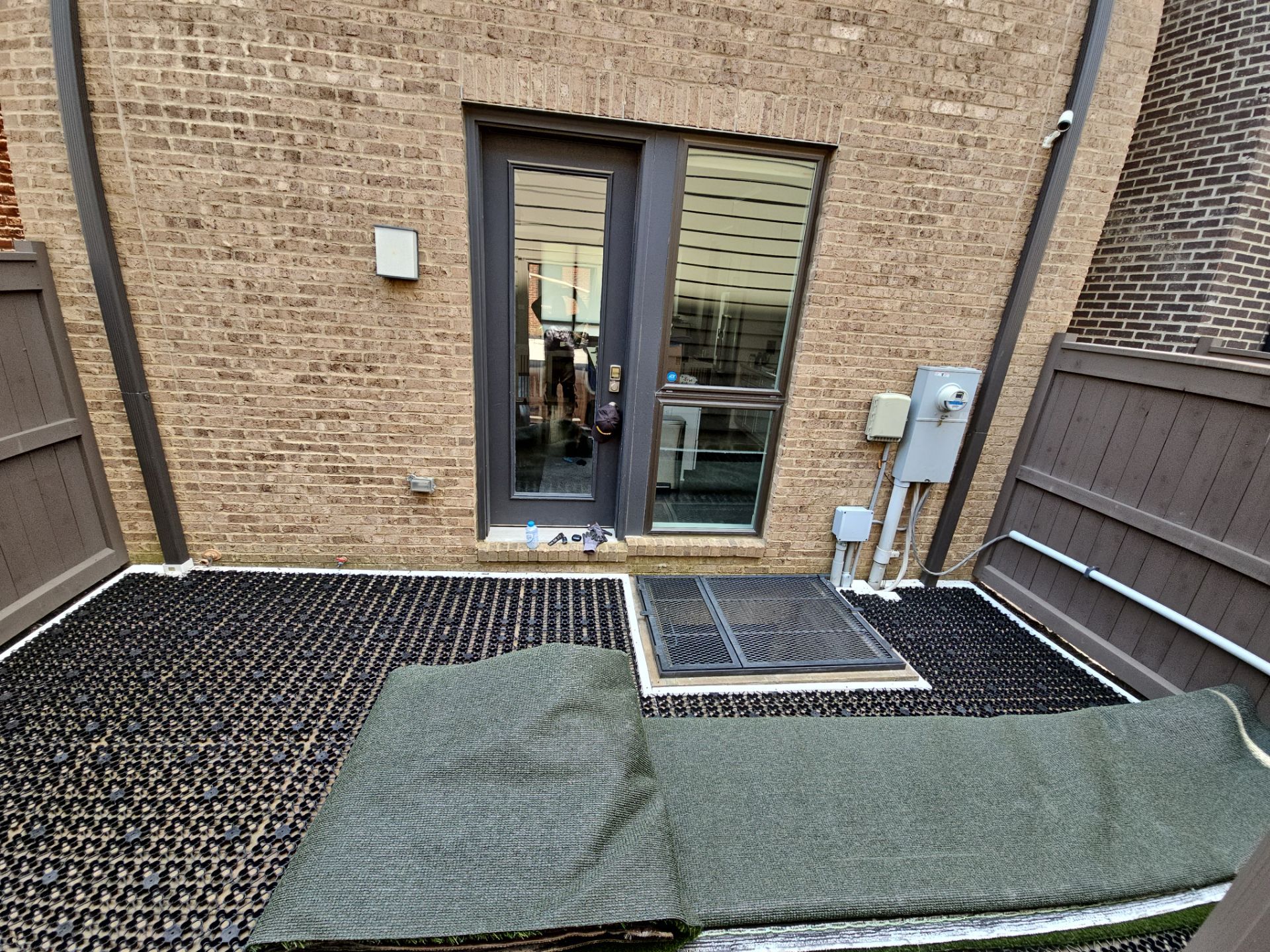 Small Townhome Courtyard Artificial Turf by Southwest Greens Midwest