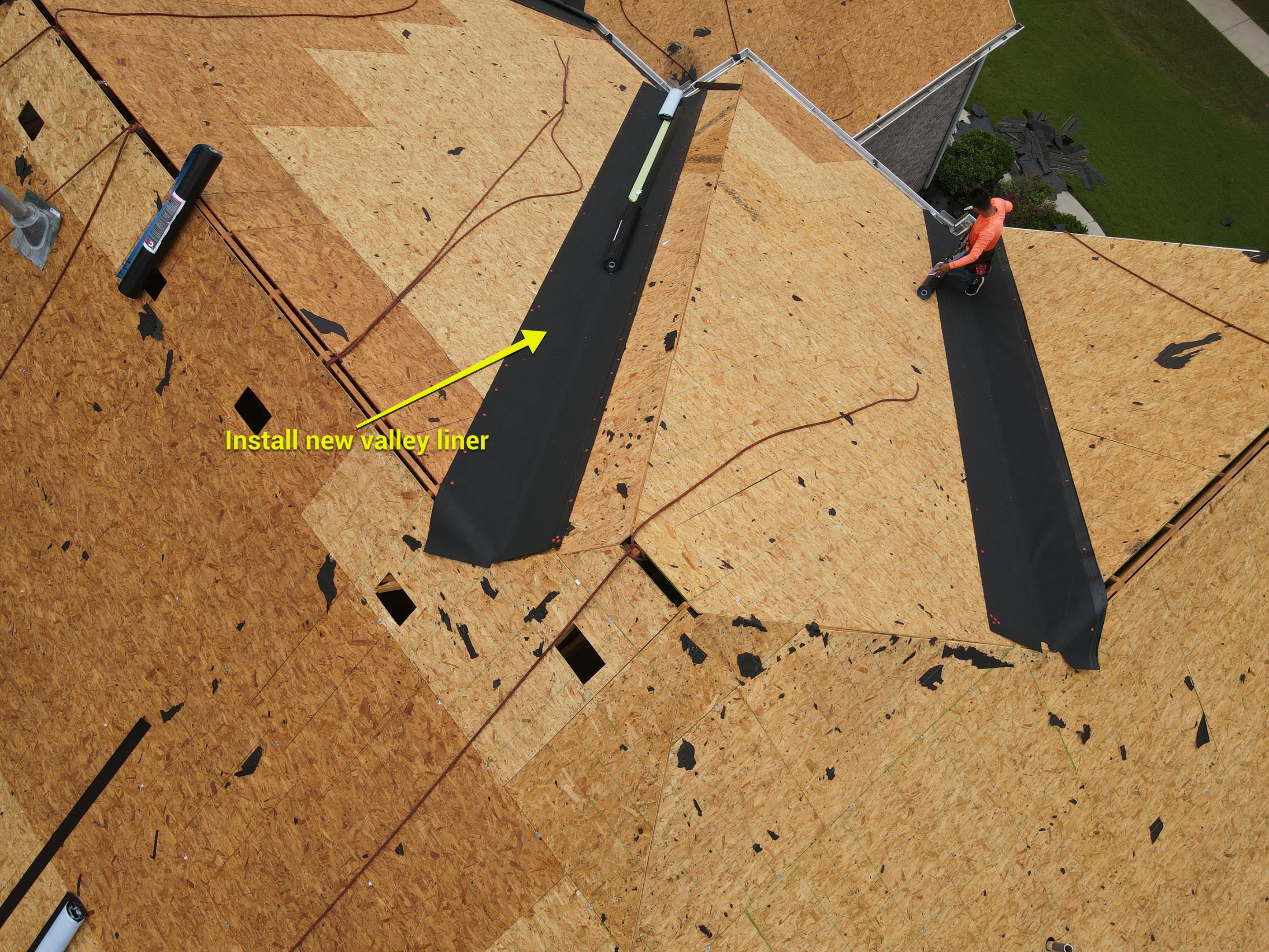 Residential Roofing Installation using Owens Corning by Inspector Roofing and Restoration