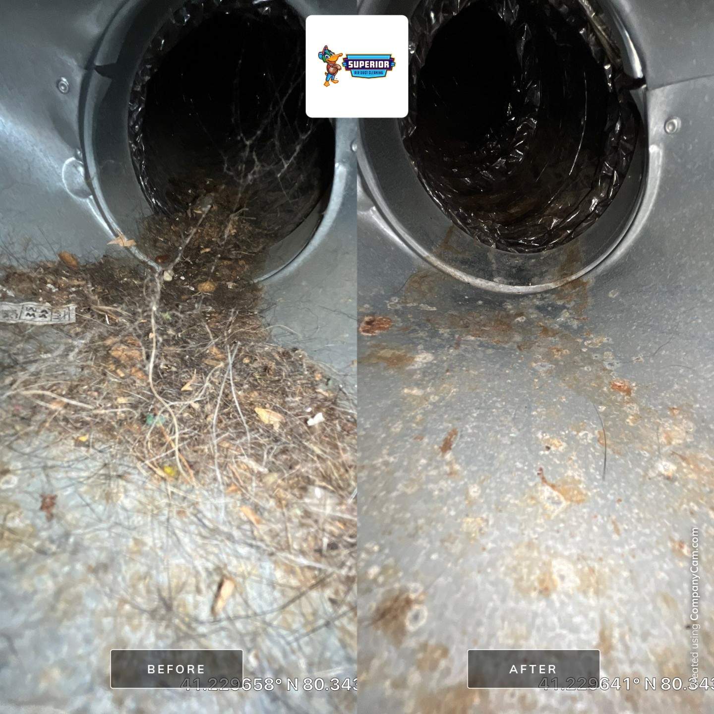 Air Duct Cleaning With a Vacuum Truck in Mercer, PA by Superior Air Duct Cleaning