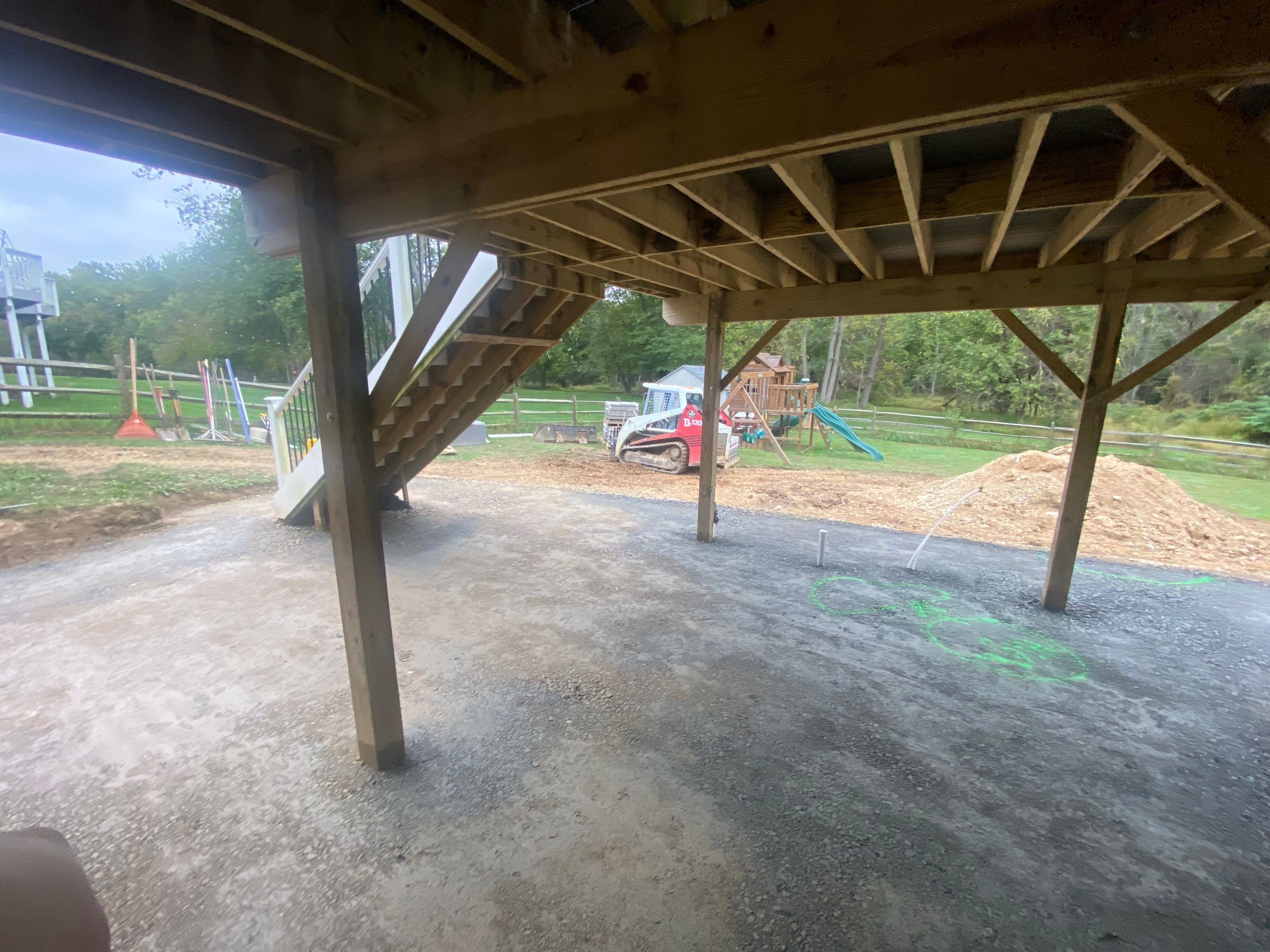 Backyard Transformation using Techo-Bloc Pavers by The Smet Companies, LLC