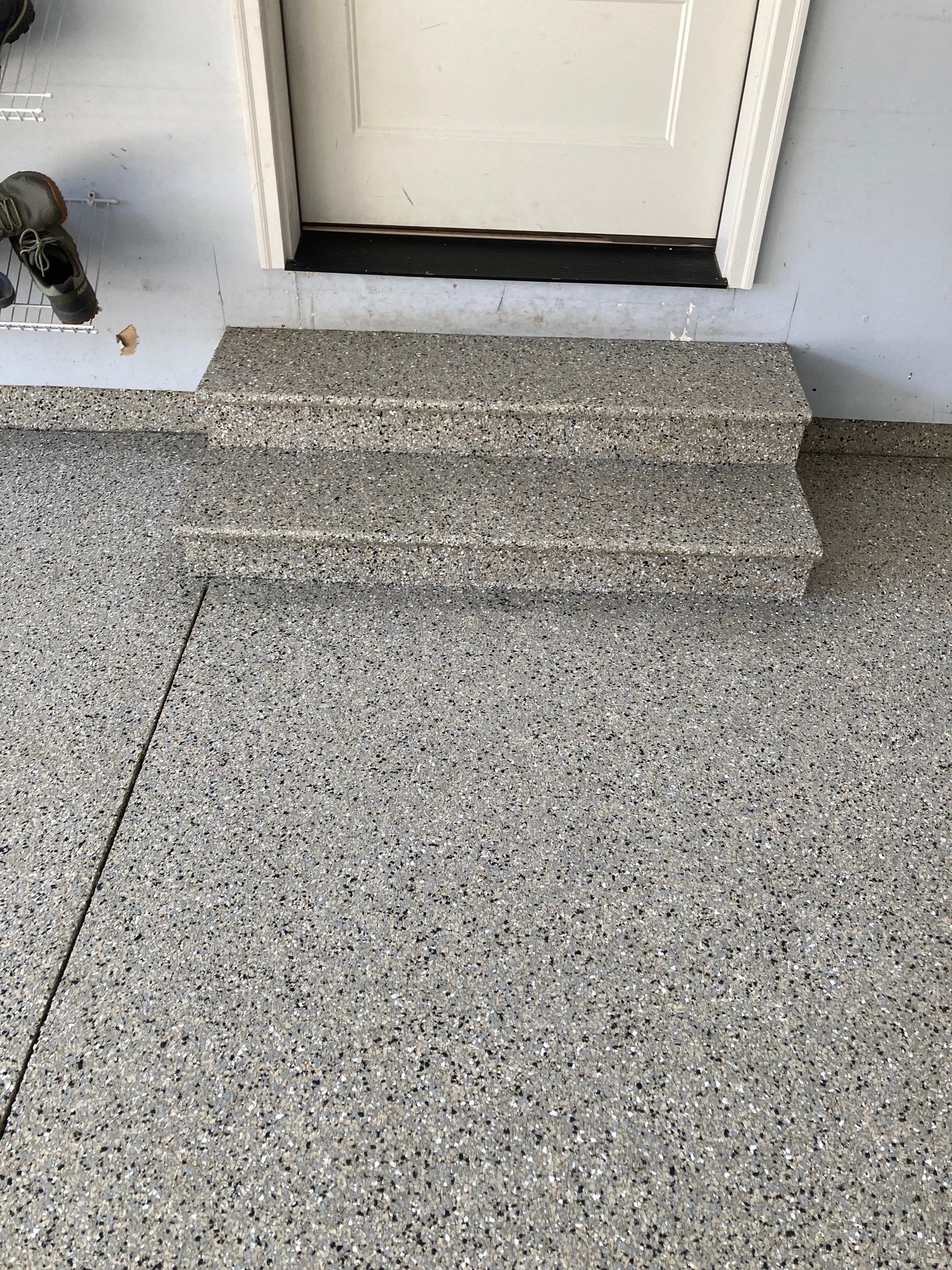 Driveway Transformation using Mediterranean Colorway by Croc Coatings, LLC