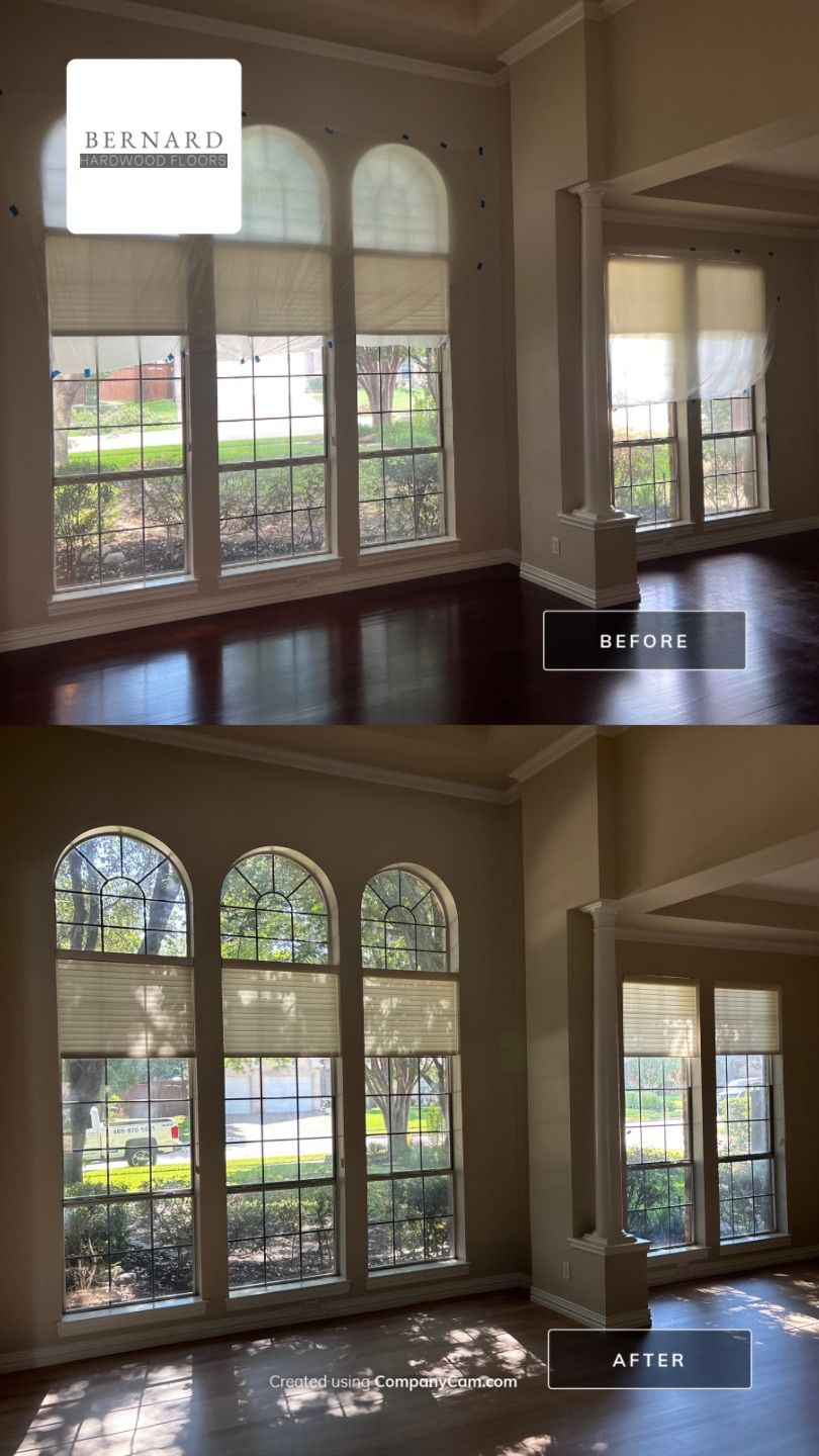 From Traditional Dark to Heavenly White by Bernard Hardwood Floors